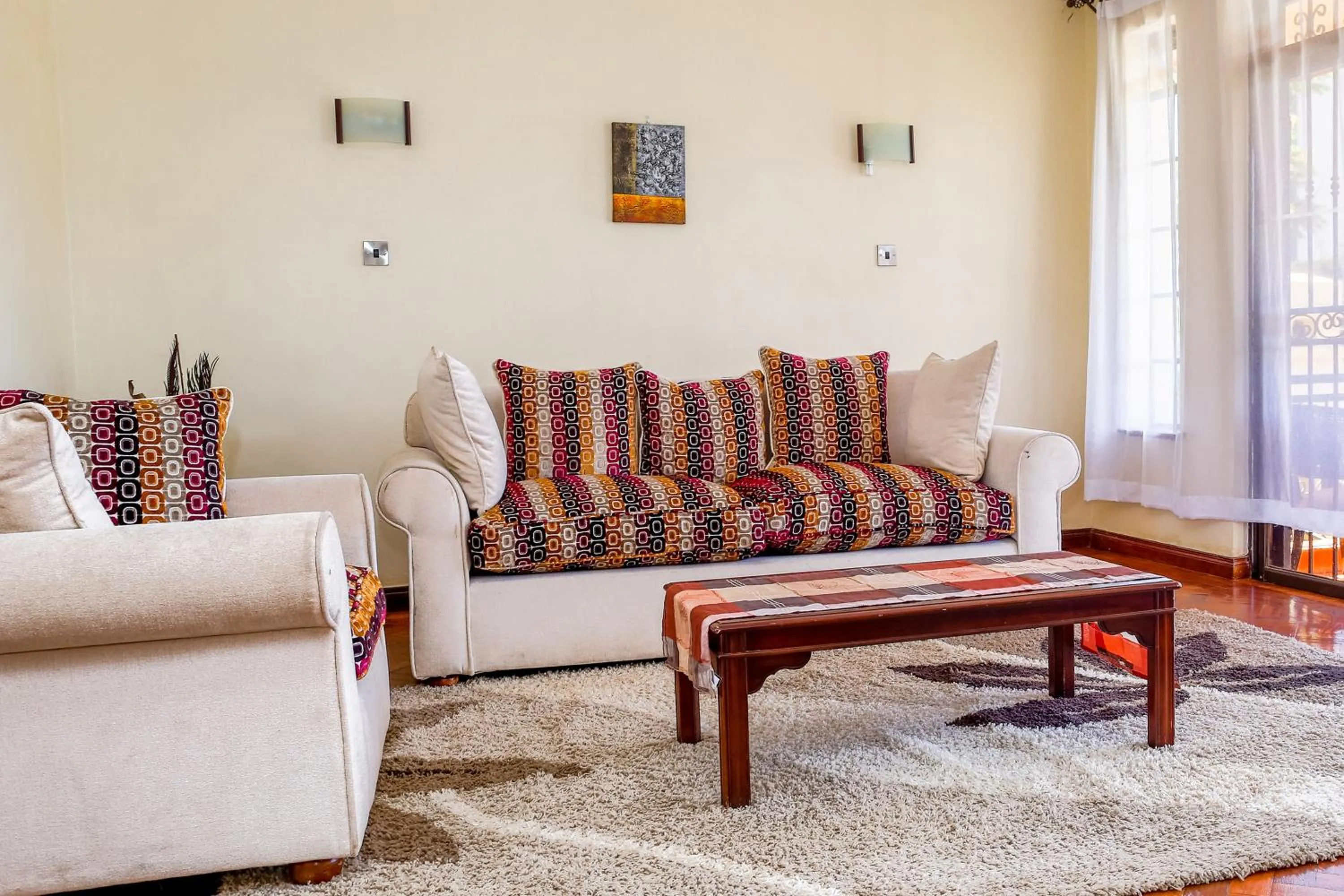 Seating area in Orchid Homes, Gigiri