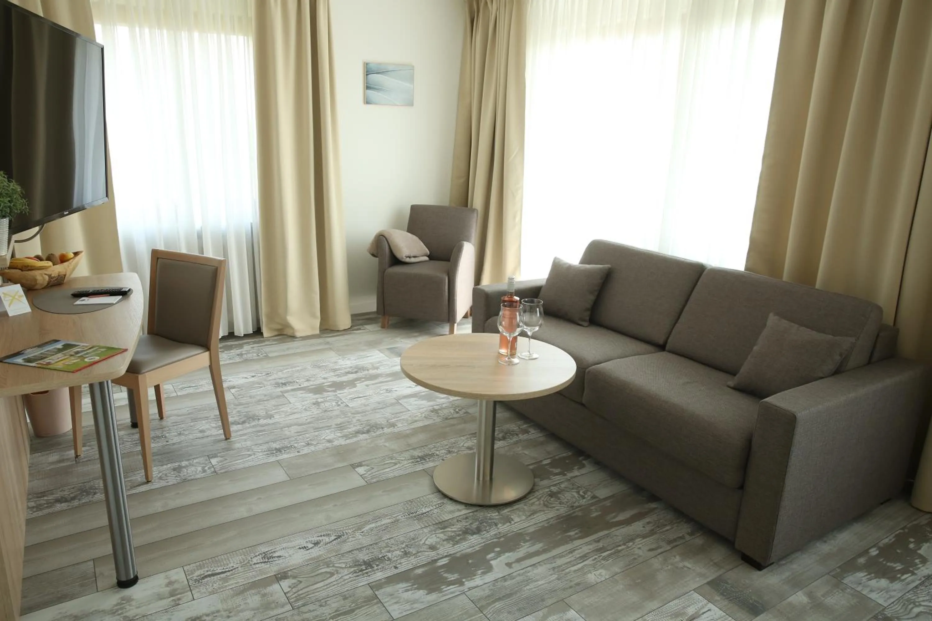 Living room in Kemnater Hof Apartments