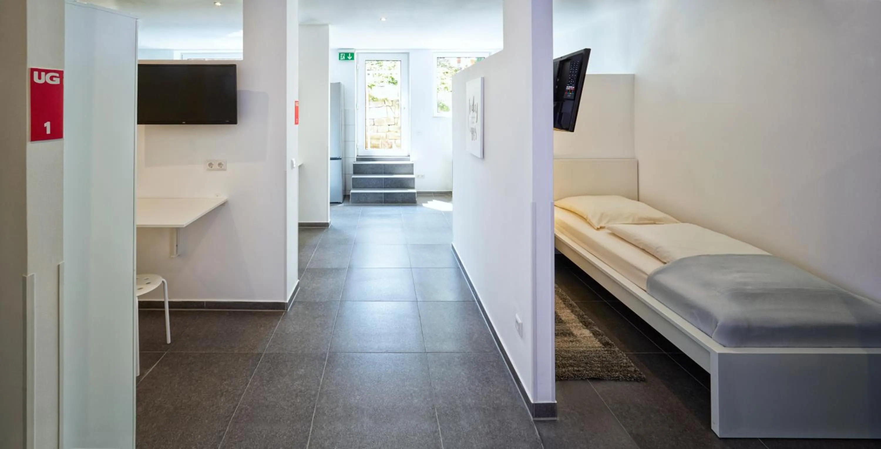 Decorative detail, Bed in Kemnater Hof Apartments