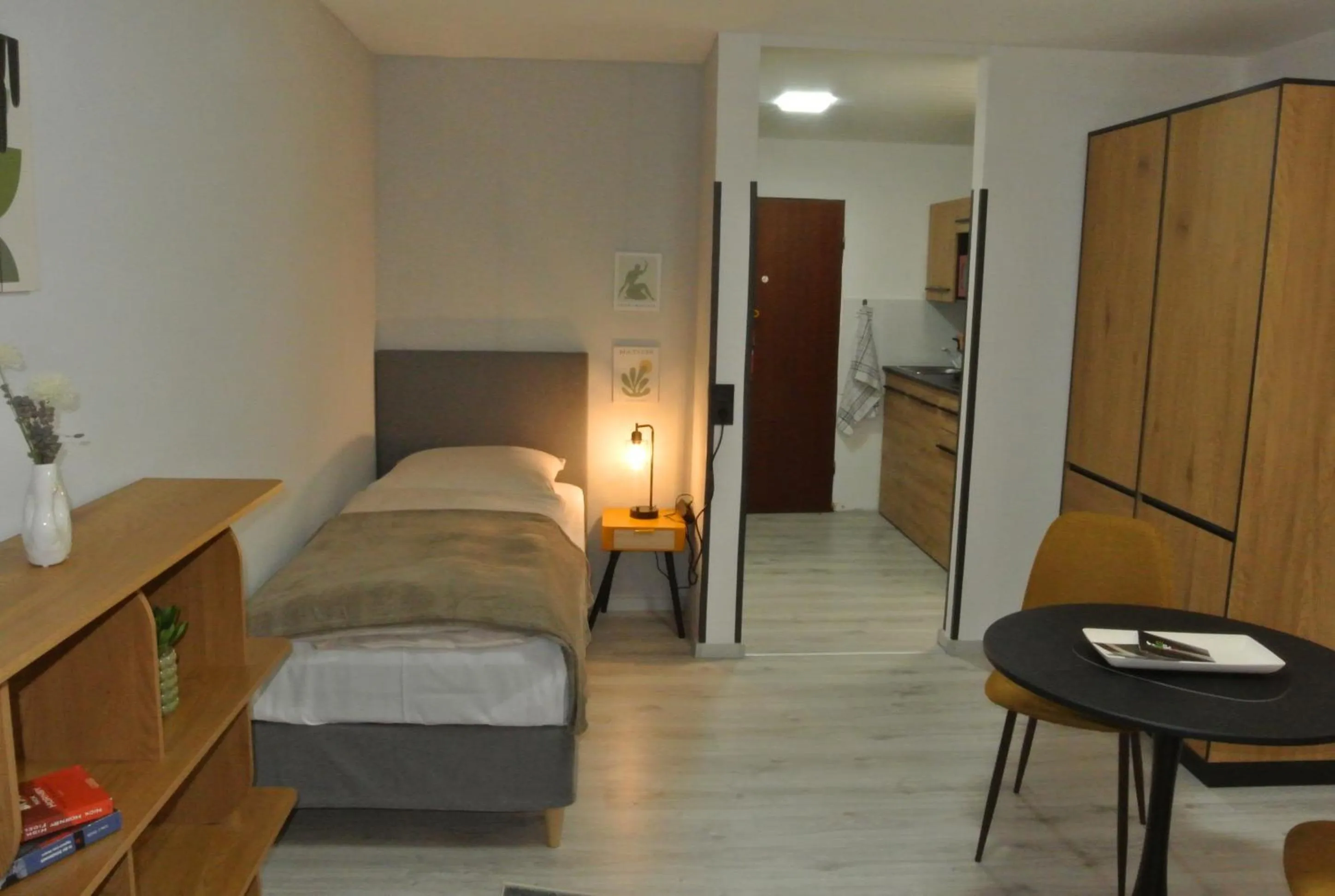 Bed in Kemnater Hof Apartments SELF-CHECK-IN