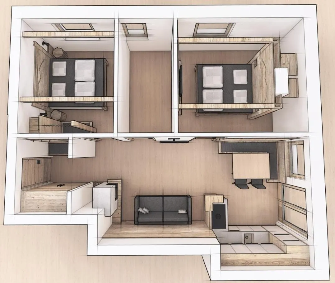 Photo of the whole room in Apartments Riega