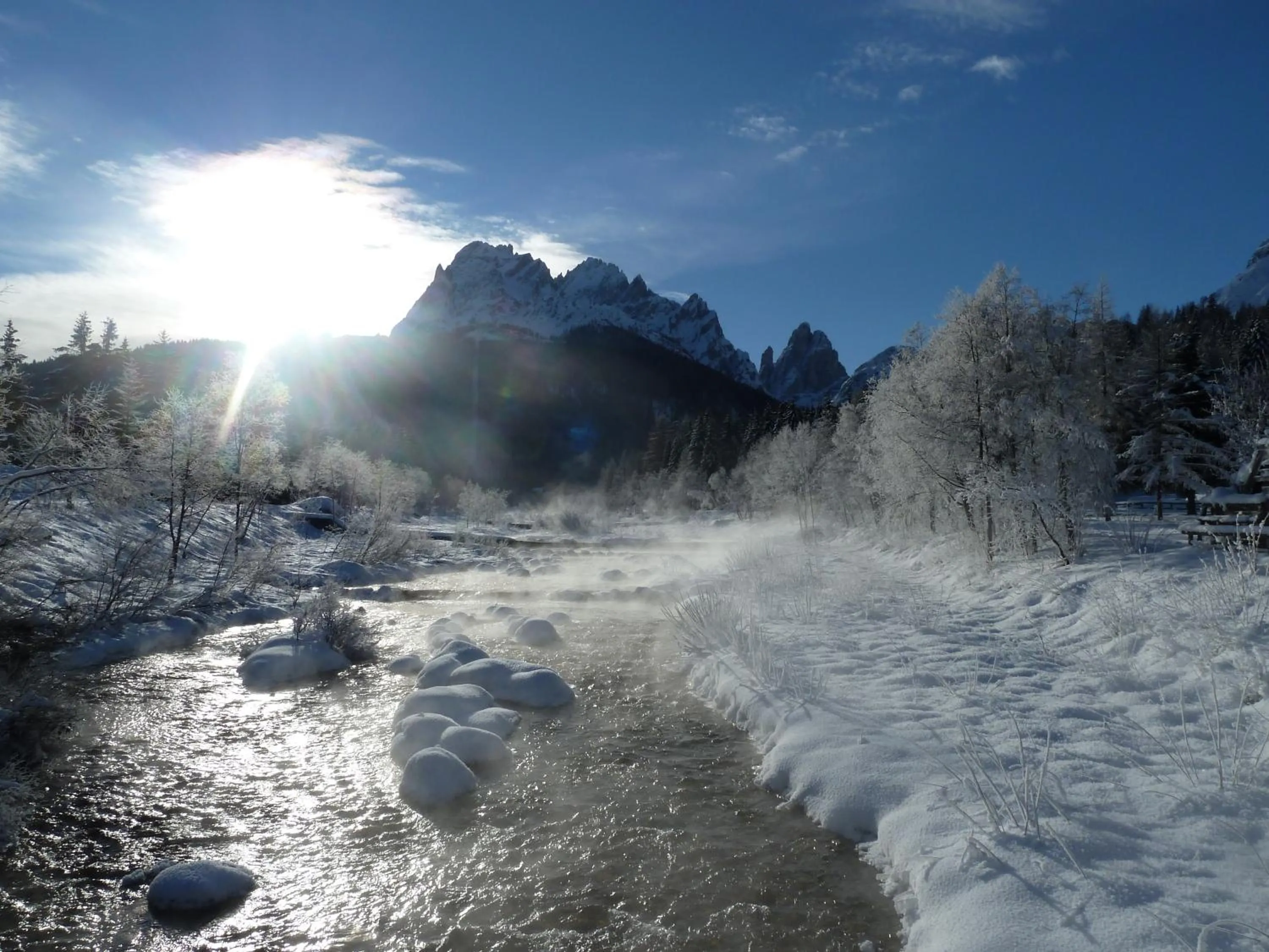 Natural landscape in Apartments Riega