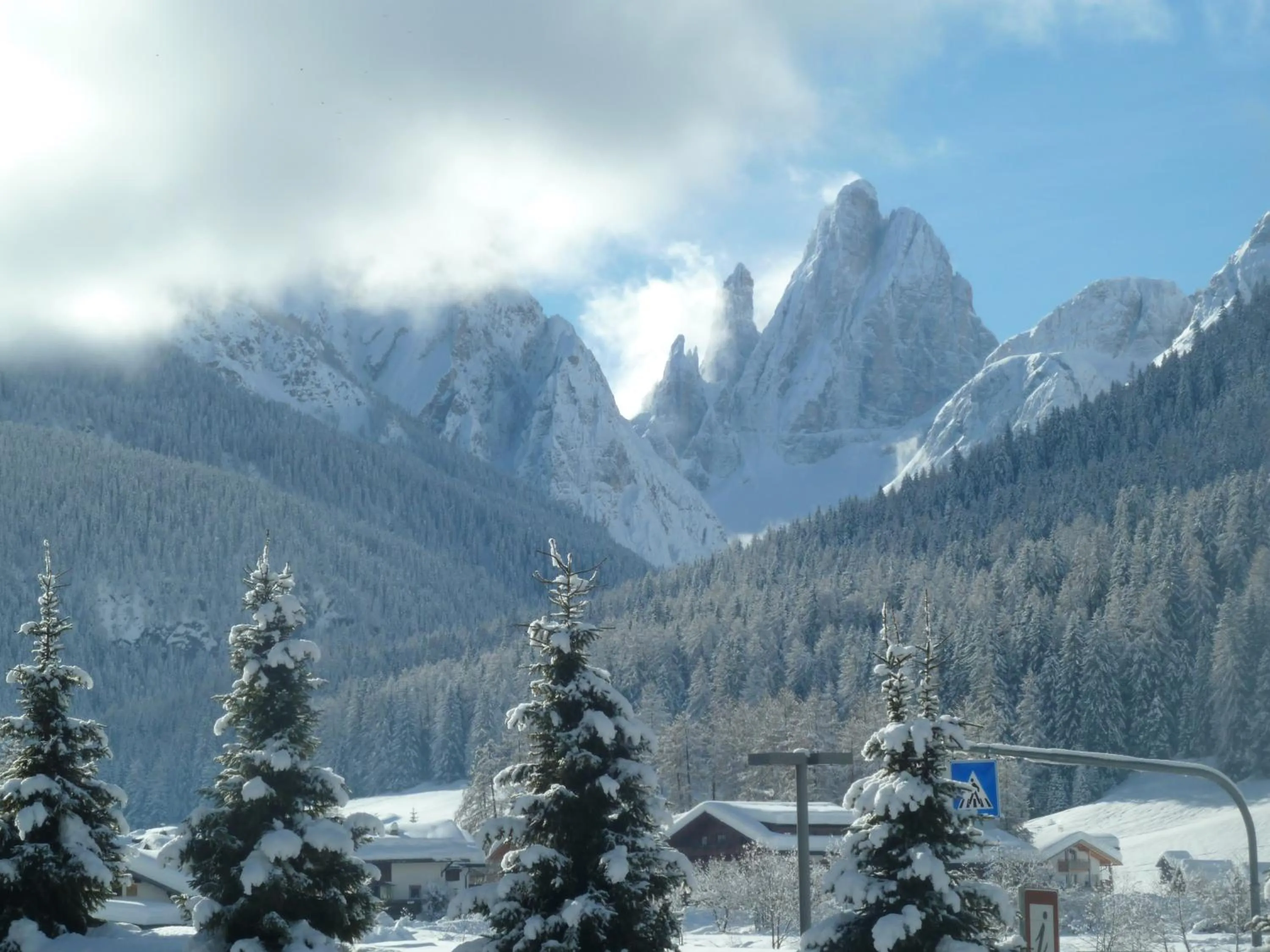 Mountain view in Apartments Riega