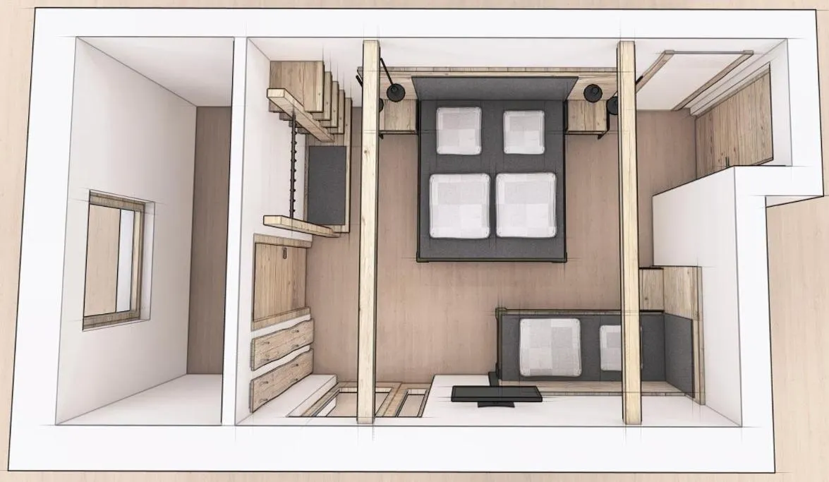 Photo of the whole room in Apartments Riega