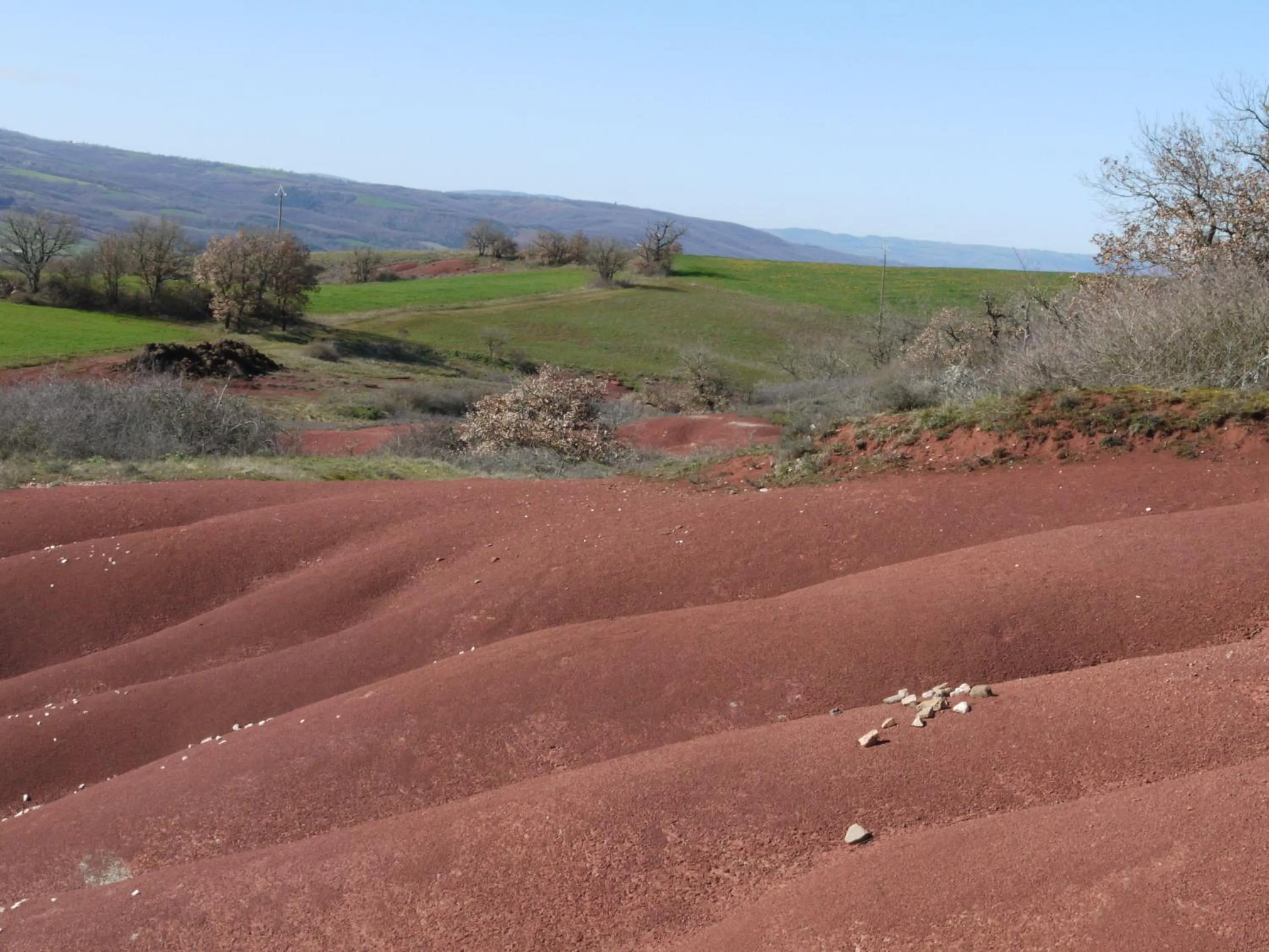 Natural landscape in Les Hauts de Camarès