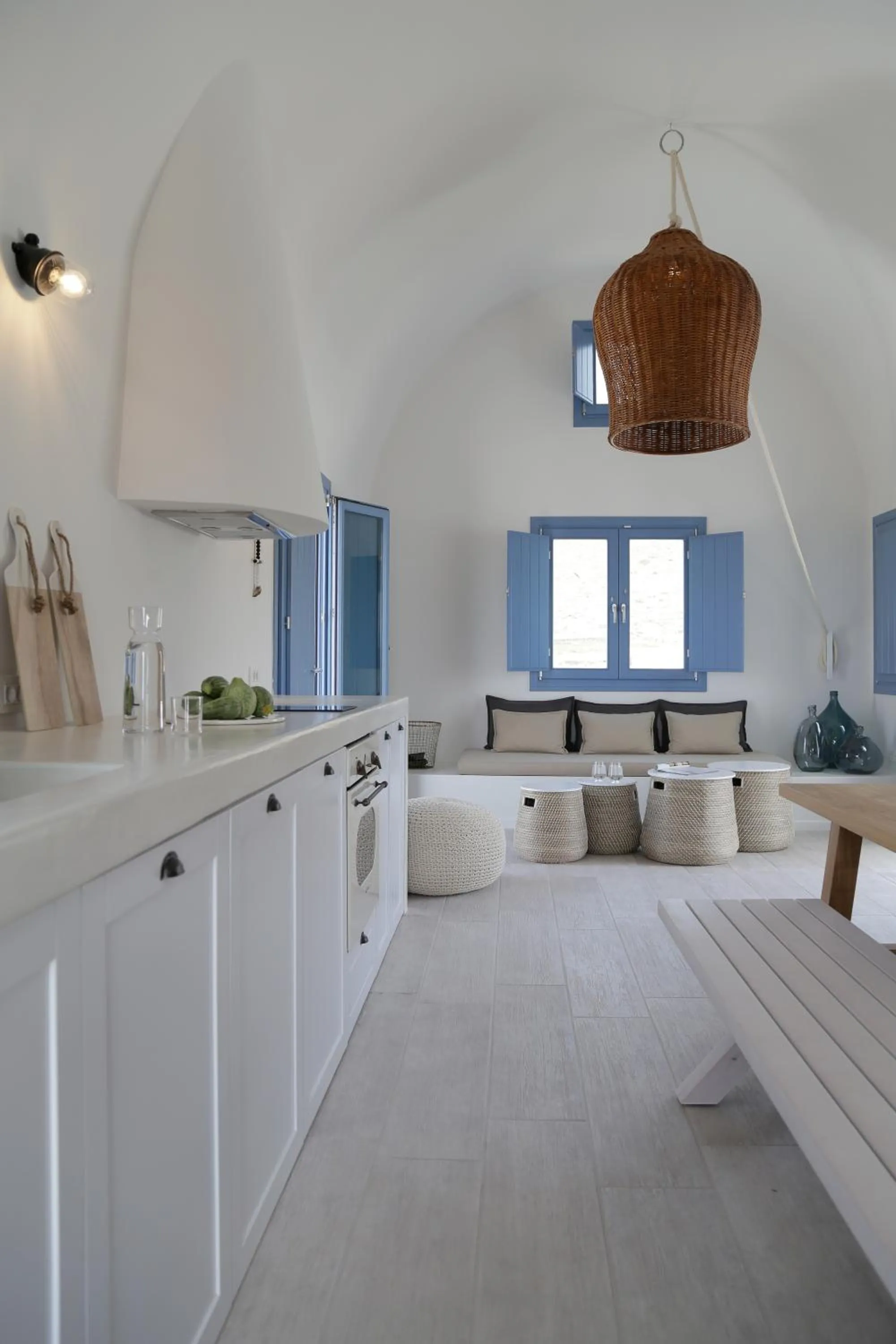 Kitchen or kitchenette in Vino Houses Santorini