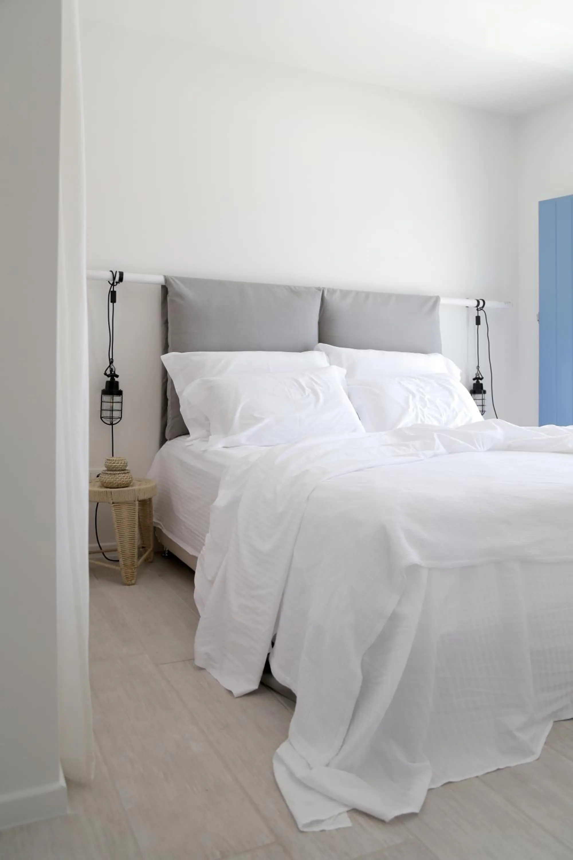 Bed in Vino Houses Santorini