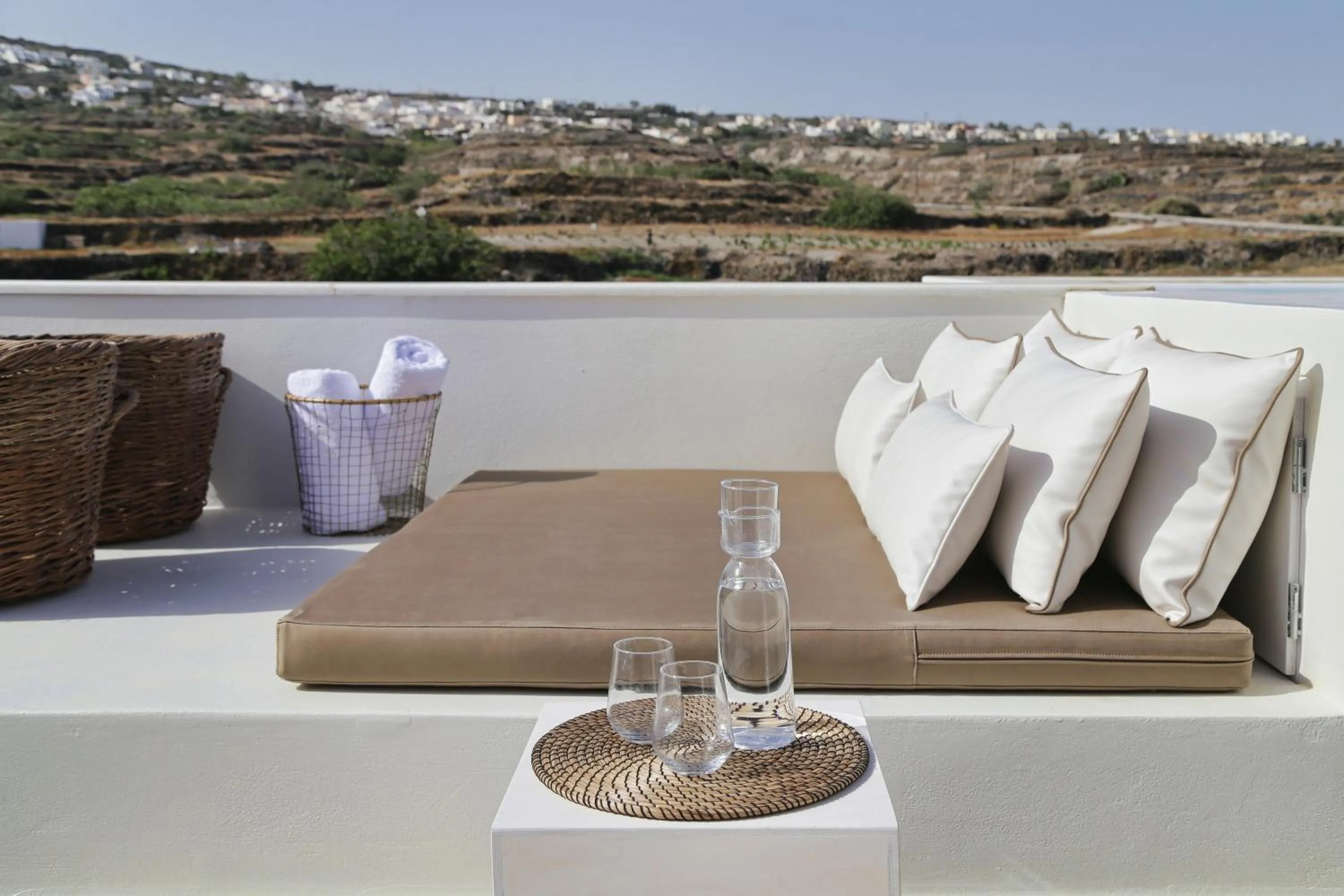 Balcony/Terrace in Vino Houses Santorini
