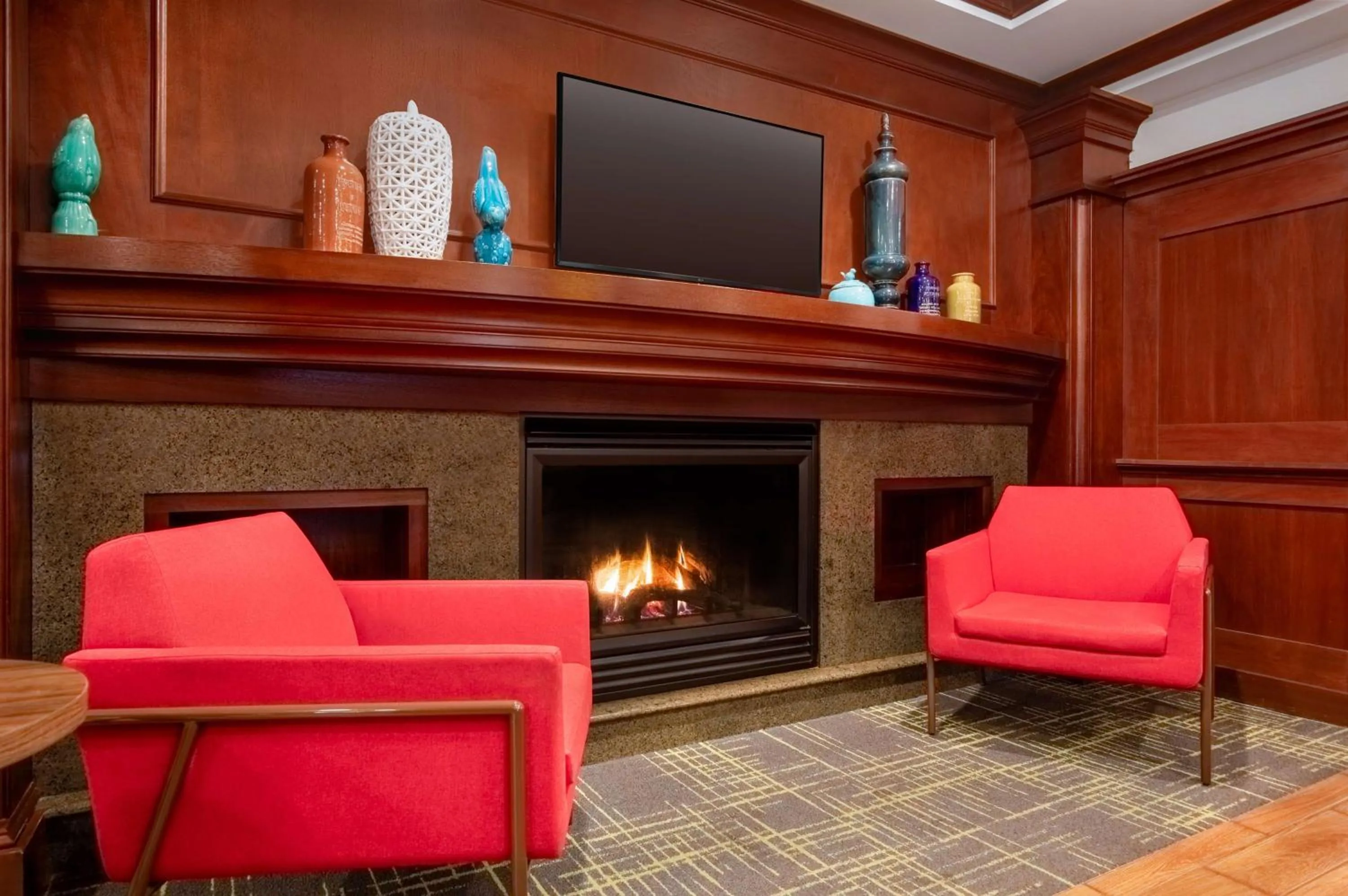 Lobby or reception in Hampton Inn Long Island-Brookhaven