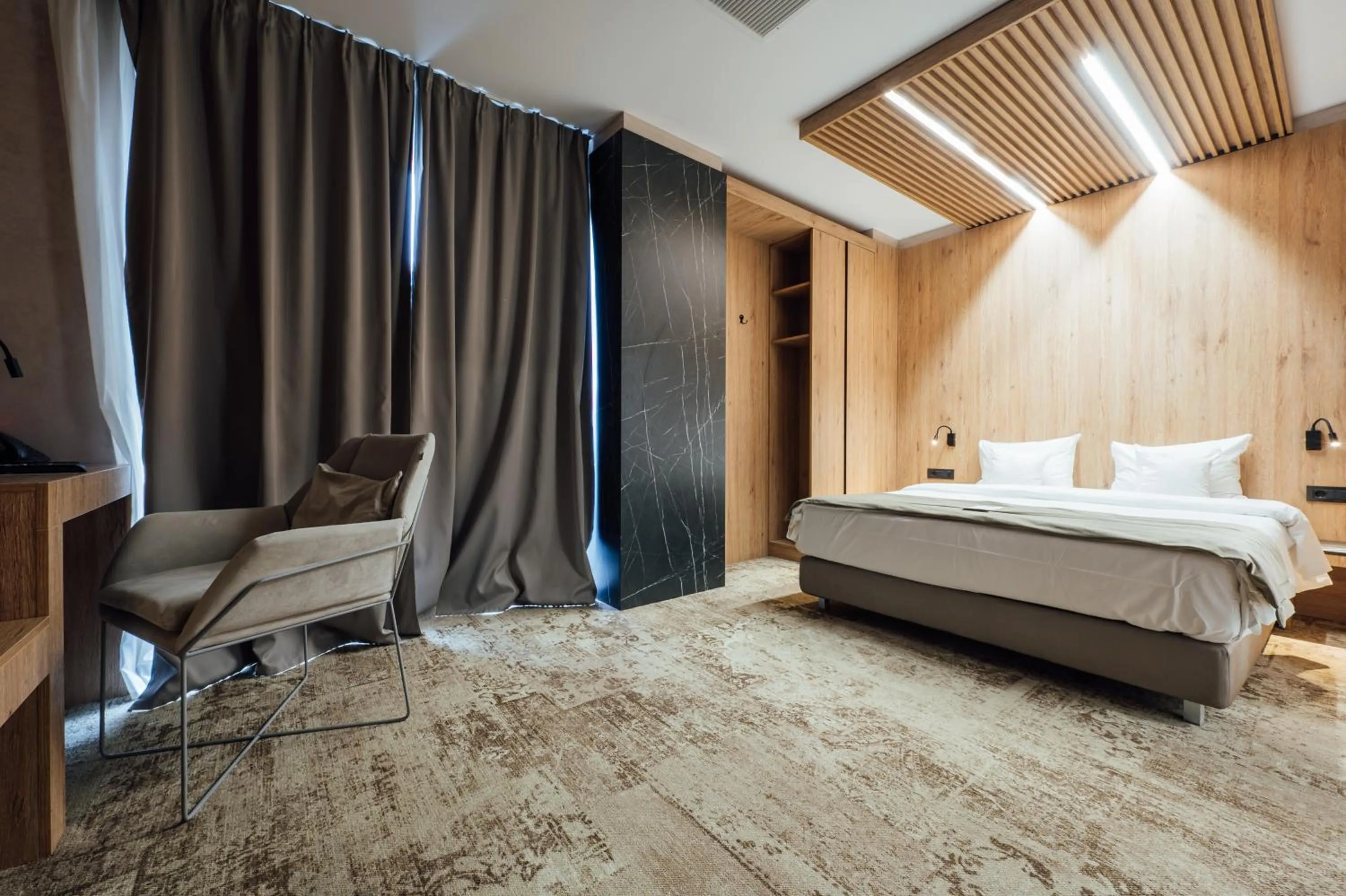 Bed in Fabesca Boutique Hotel & SPA