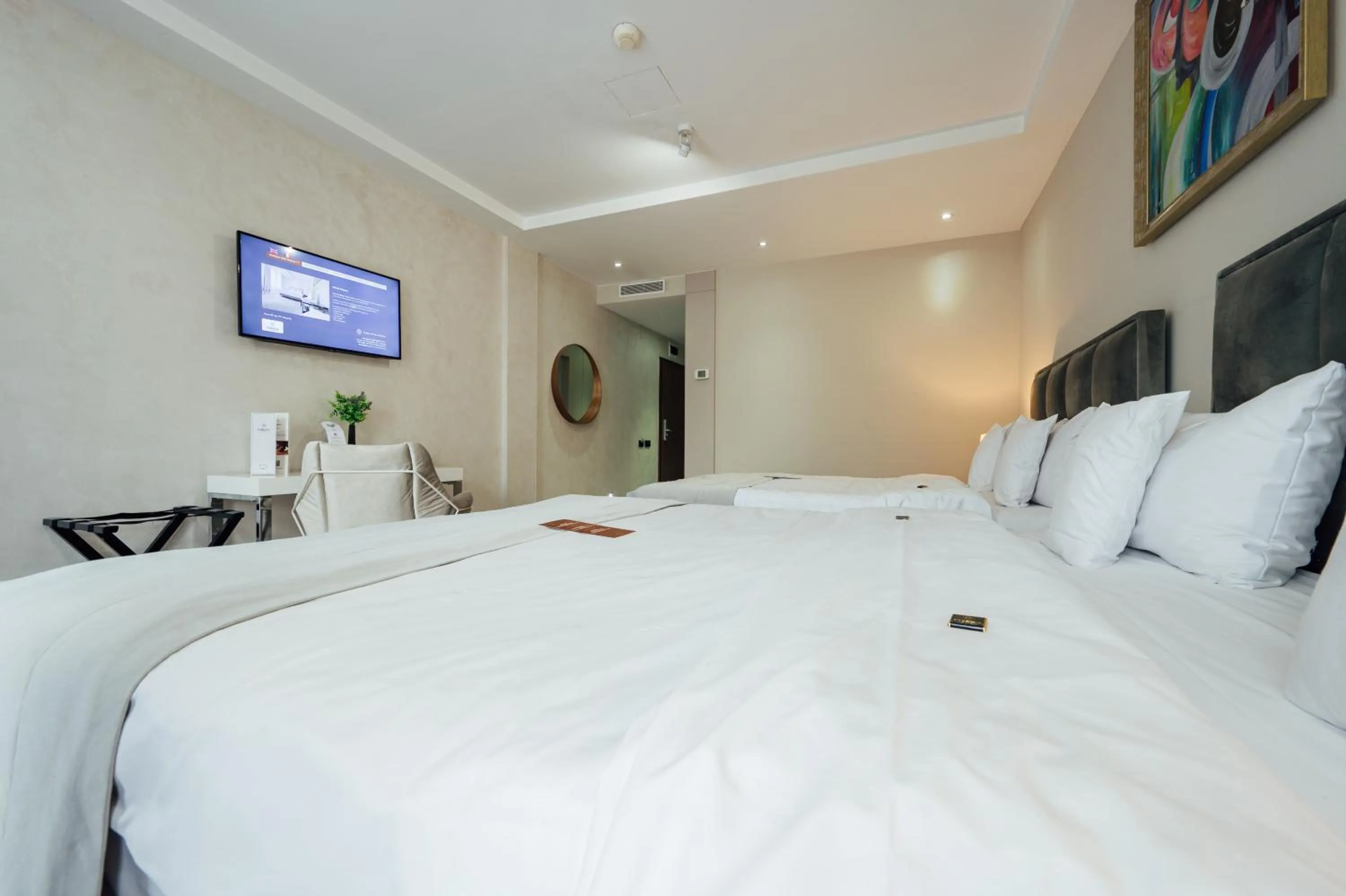 Bed in Fabesca Boutique Hotel & SPA