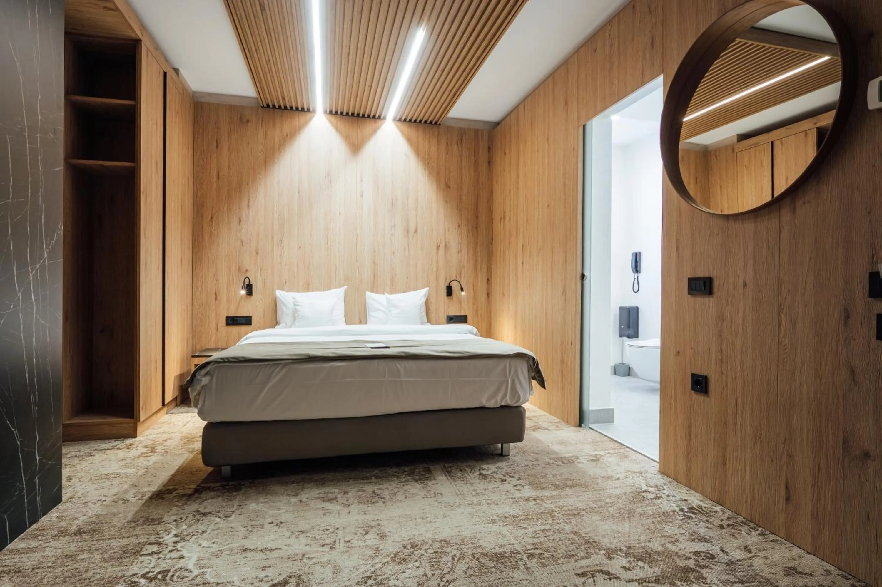 Bed in Fabesca Boutique Hotel & SPA