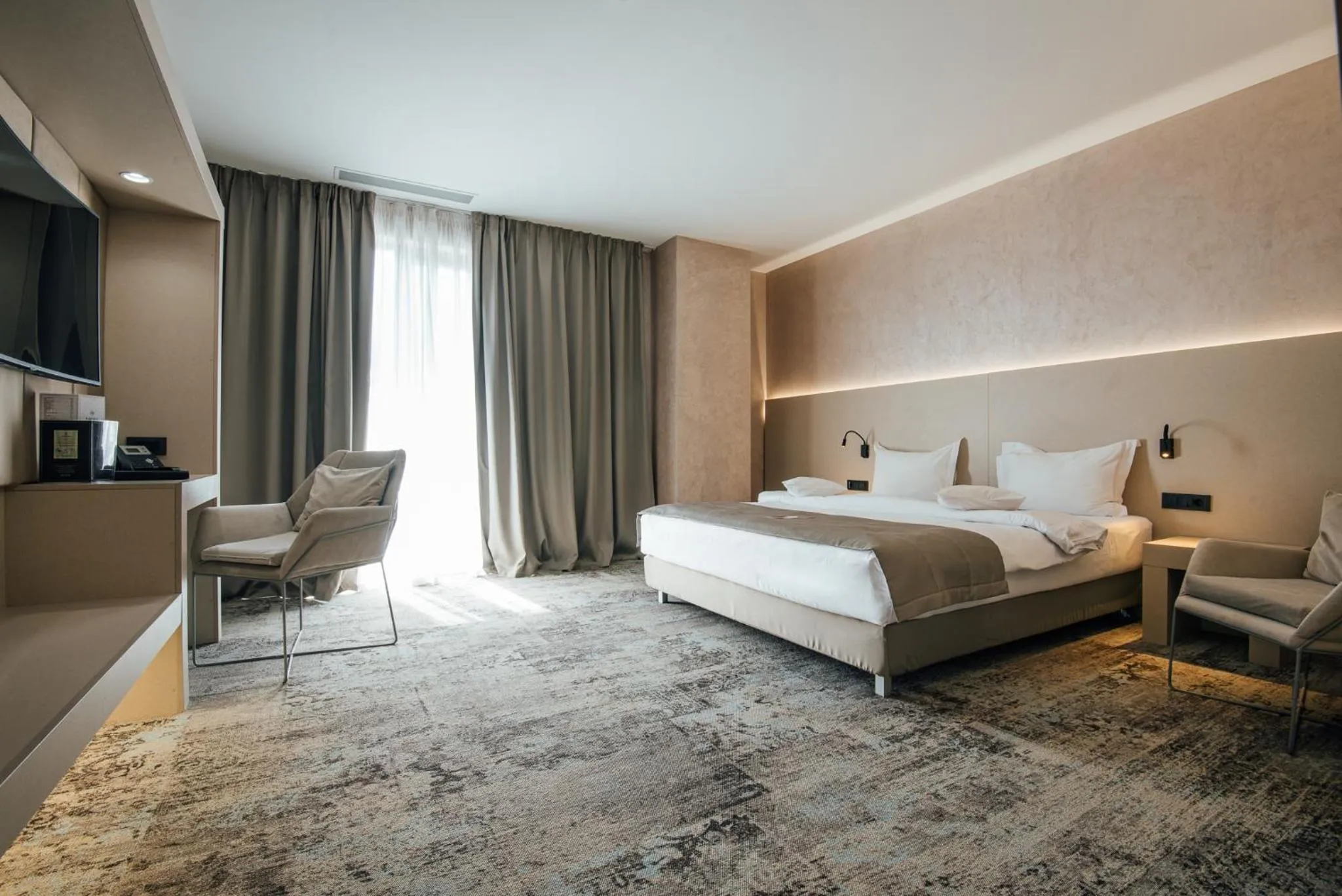 Bed in Fabesca Boutique Hotel & SPA