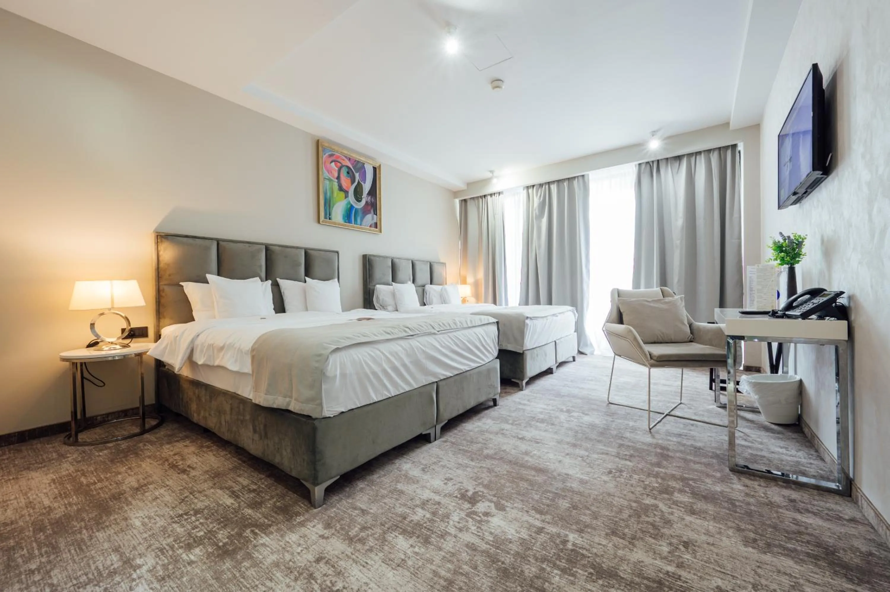 Bed in Fabesca Boutique Hotel & SPA