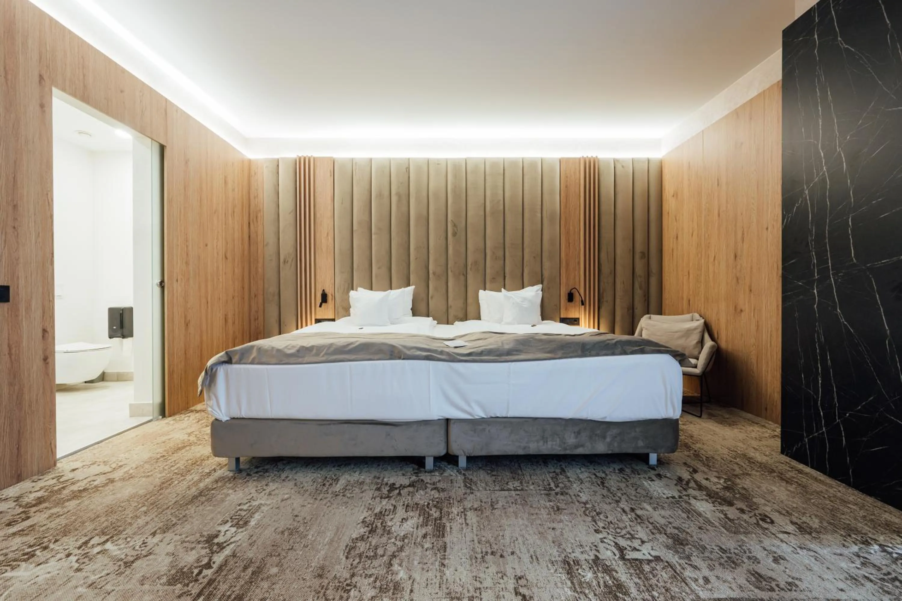 Bed in Fabesca Boutique Hotel & SPA