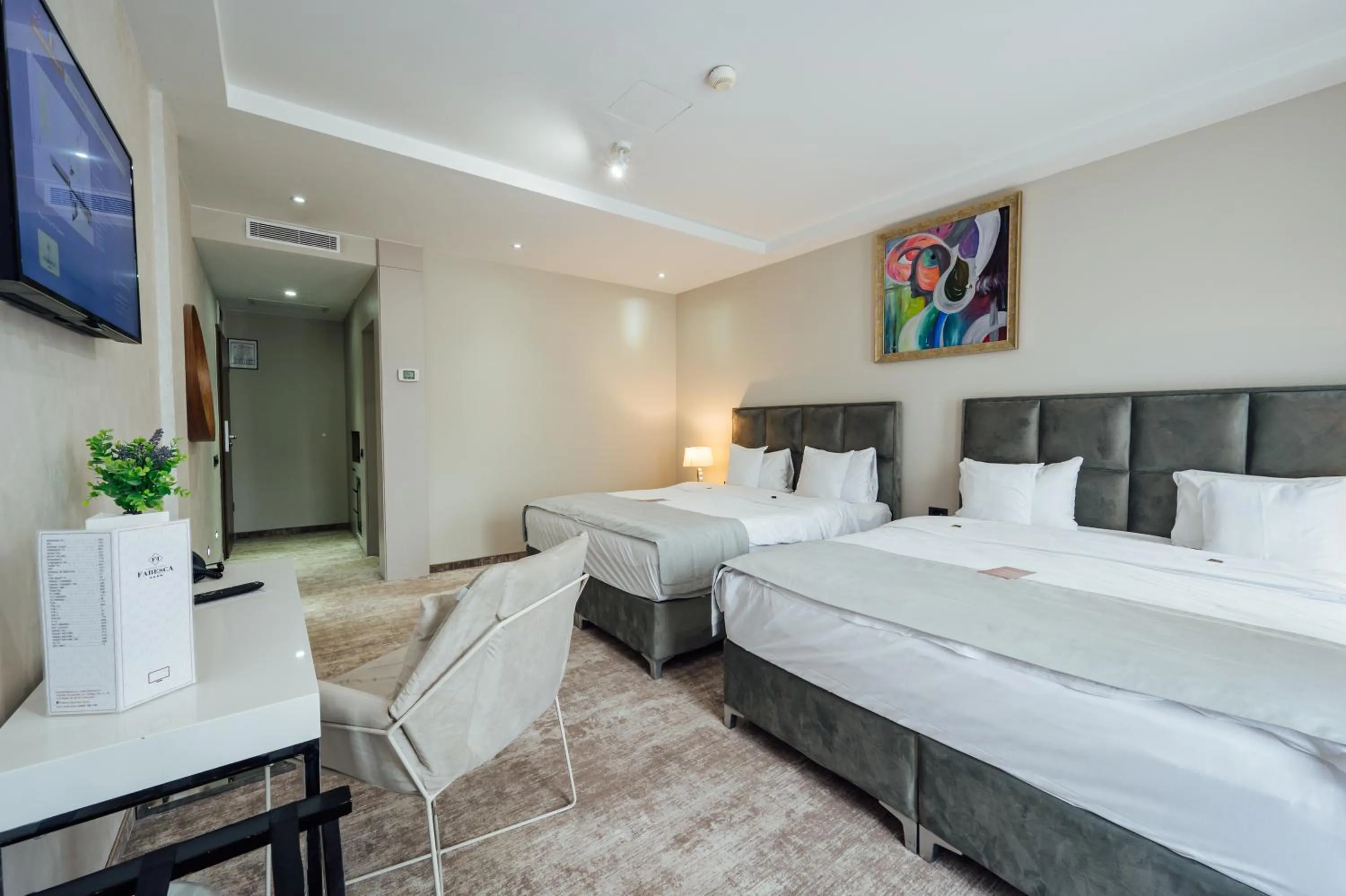 Bed in Fabesca Boutique Hotel & SPA