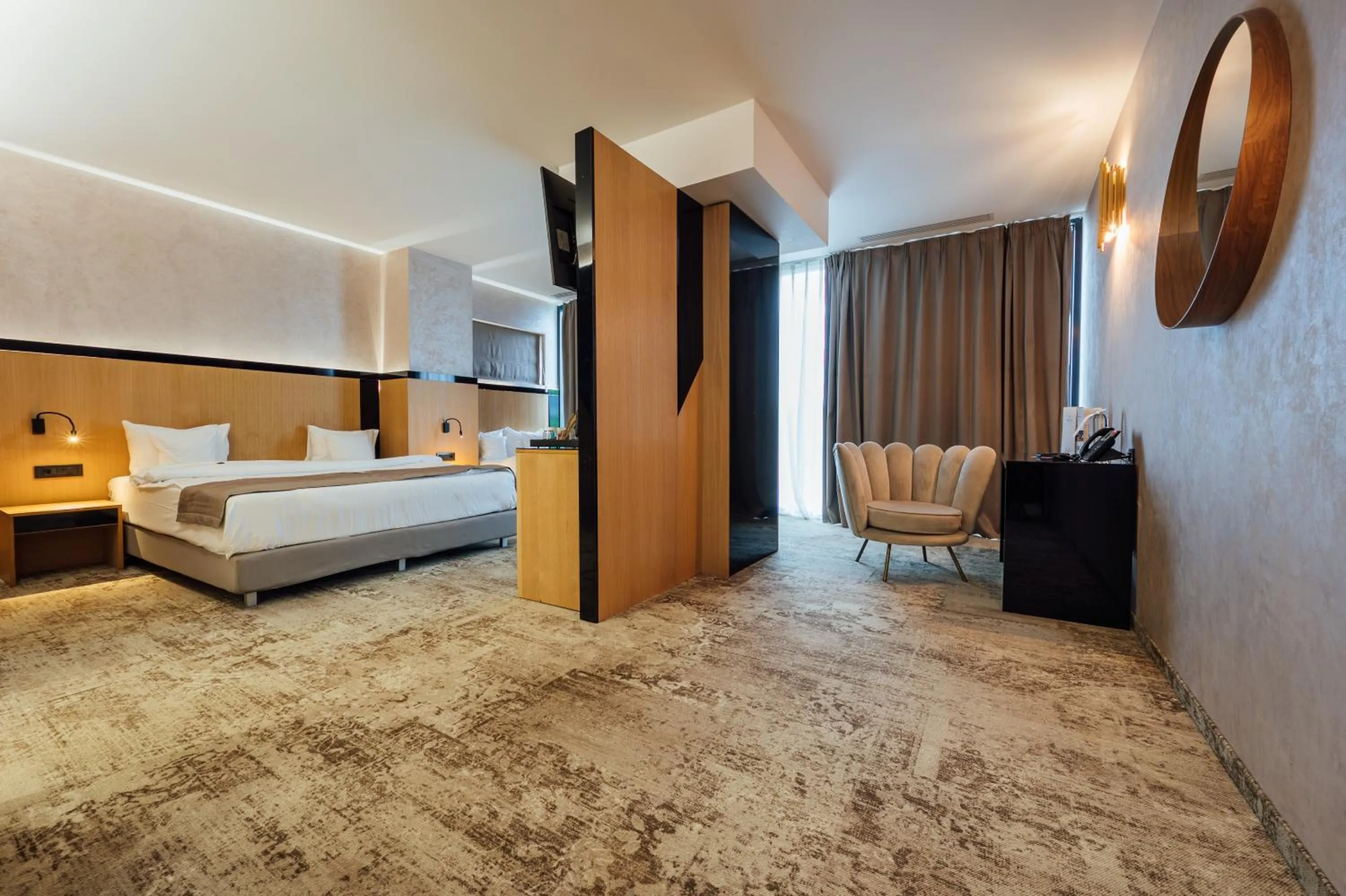 Bed in Fabesca Boutique Hotel & SPA