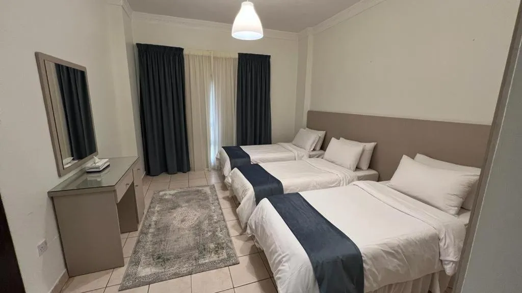 Bedroom, Bed in Kuwait Residence