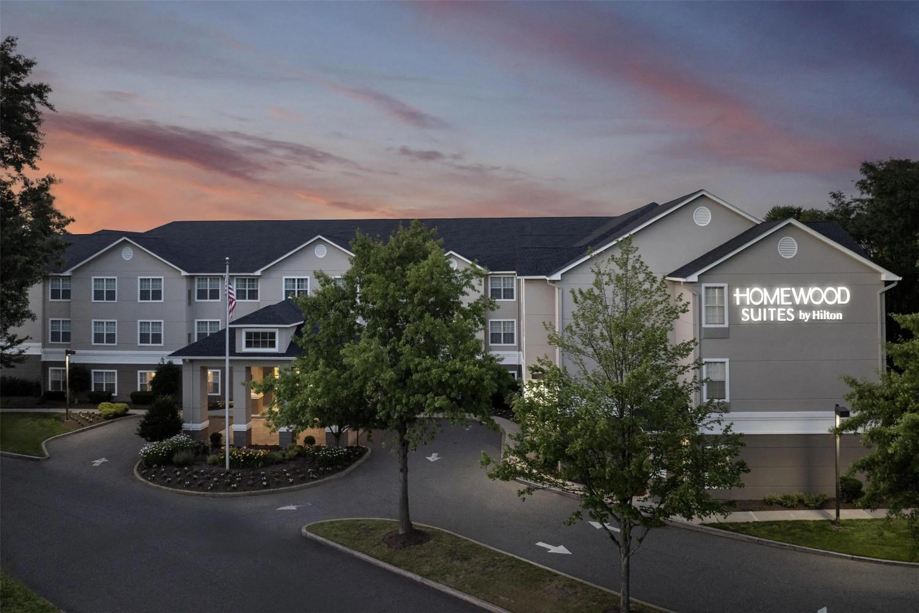 Property building in Homewood Suites by Hilton Newark-Cranford