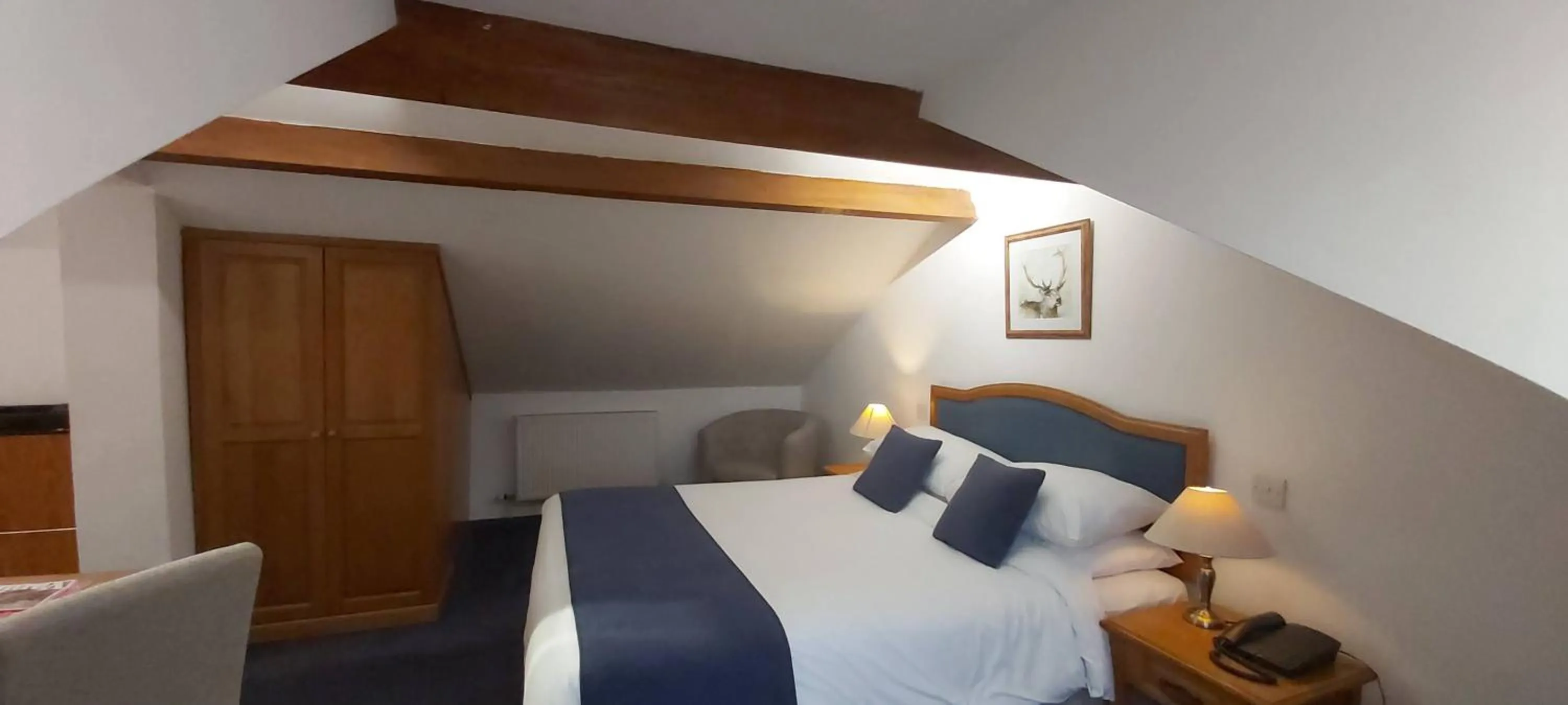 Bed in The Old Ram Coaching Inn