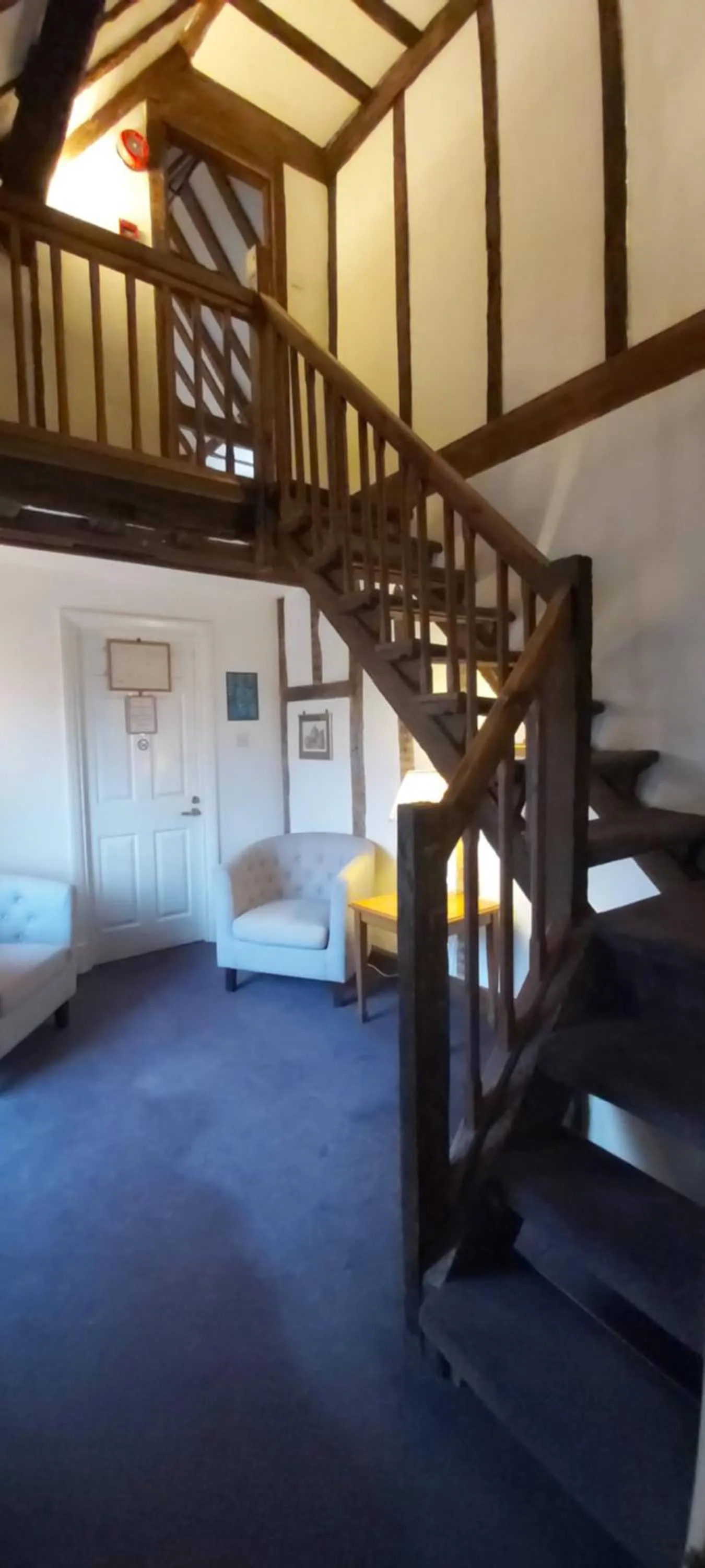 Seating area, Bed in The Old Ram Coaching Inn