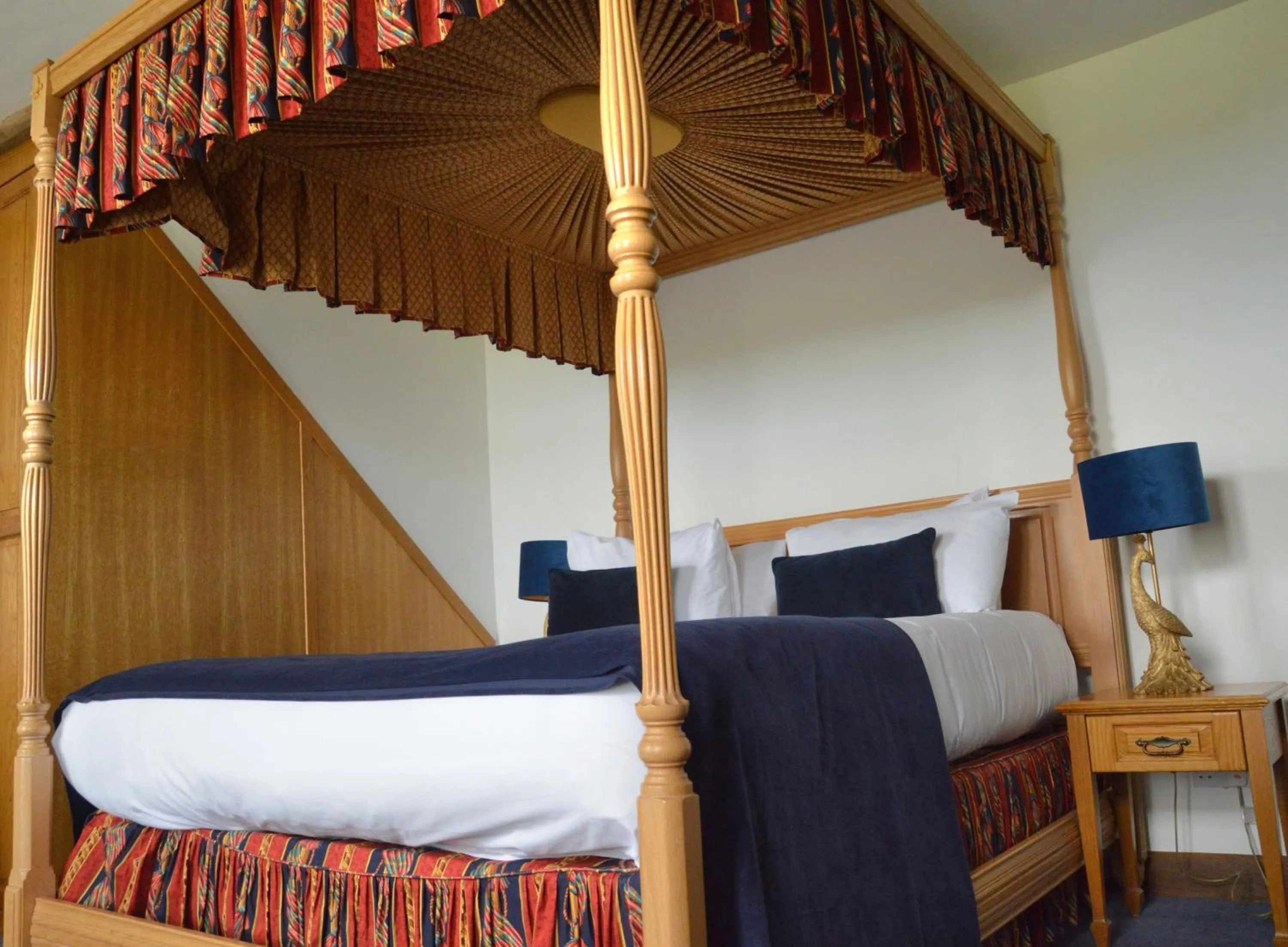 Bed in The Old Ram Coaching Inn