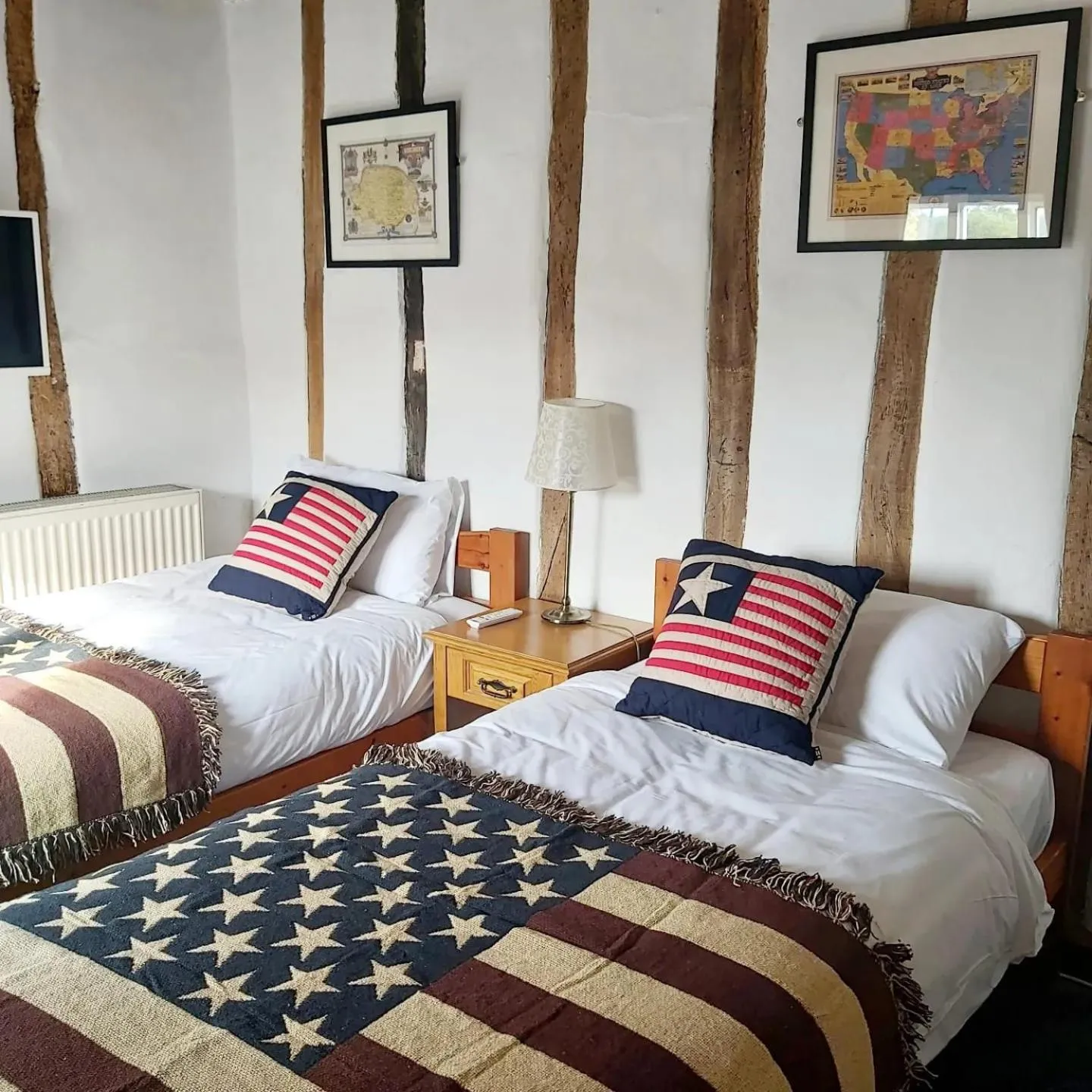 Bed in The Old Ram Coaching Inn