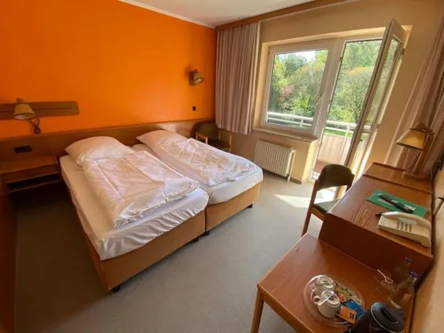 Bed in Hotel Tanneneck