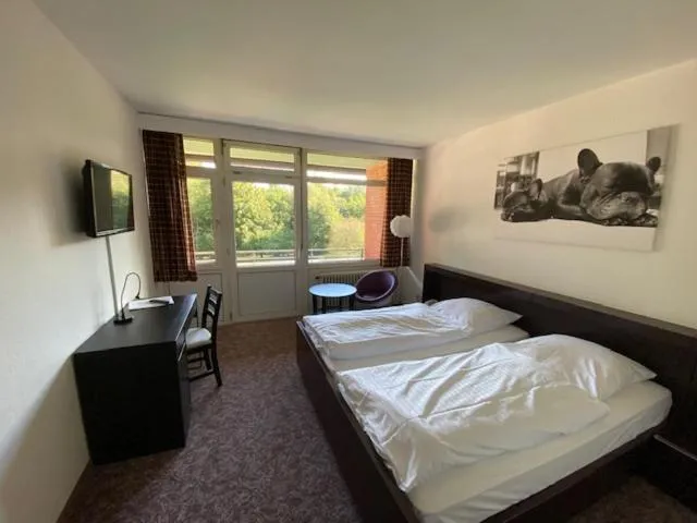 Bed in Hotel Tanneneck