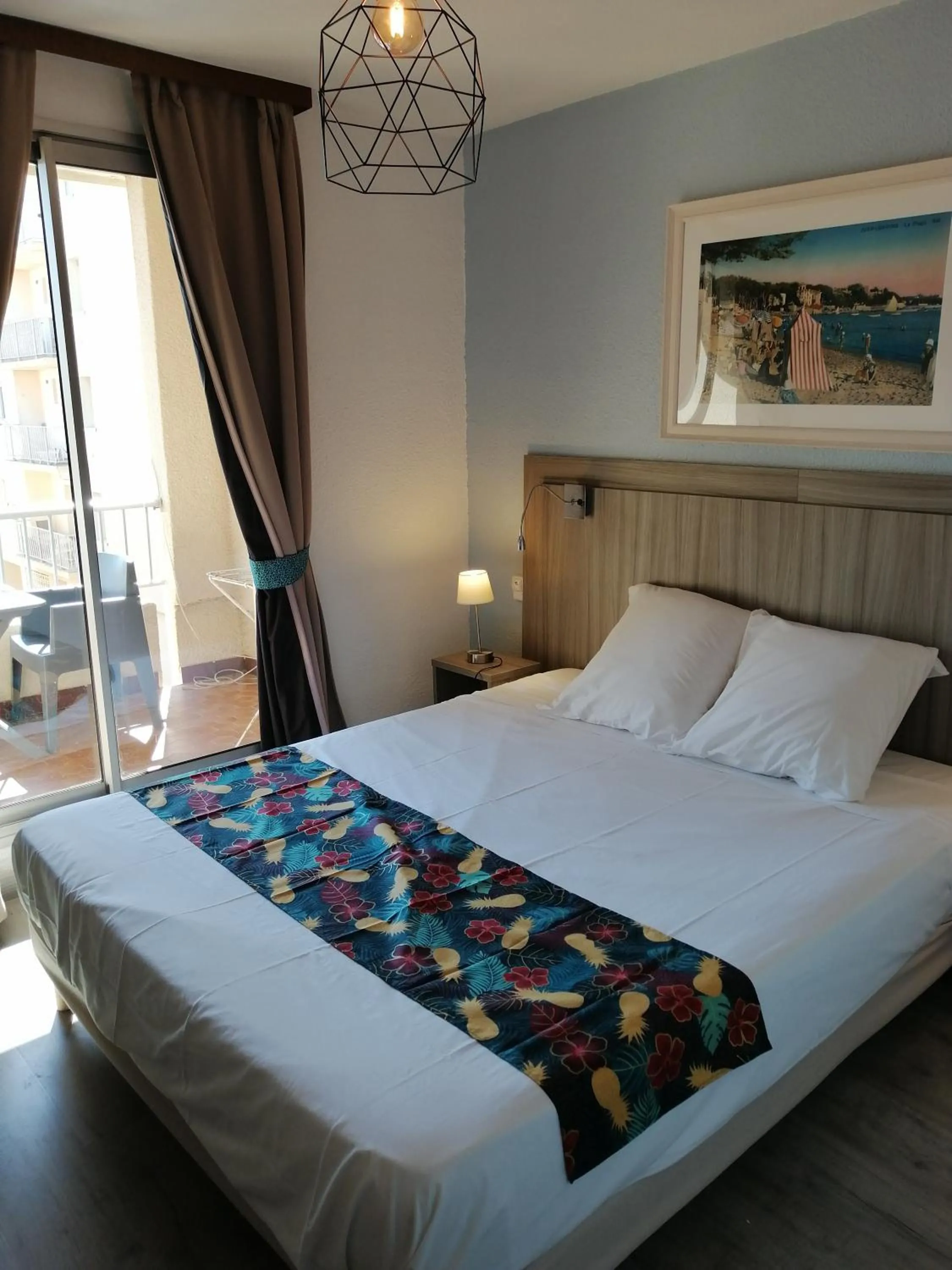 Bed in Hotel Alcyon