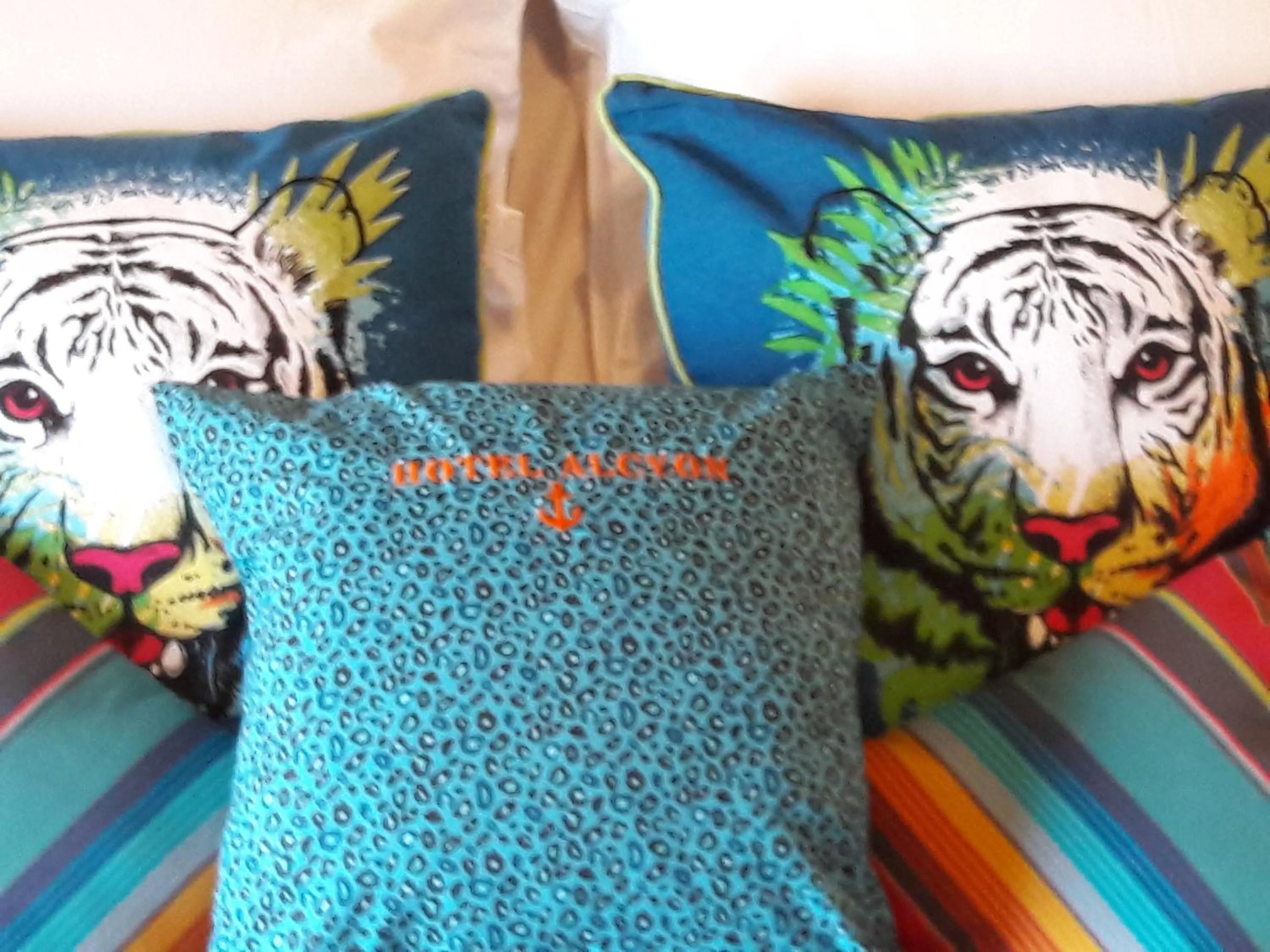 Bed in Hotel Alcyon
