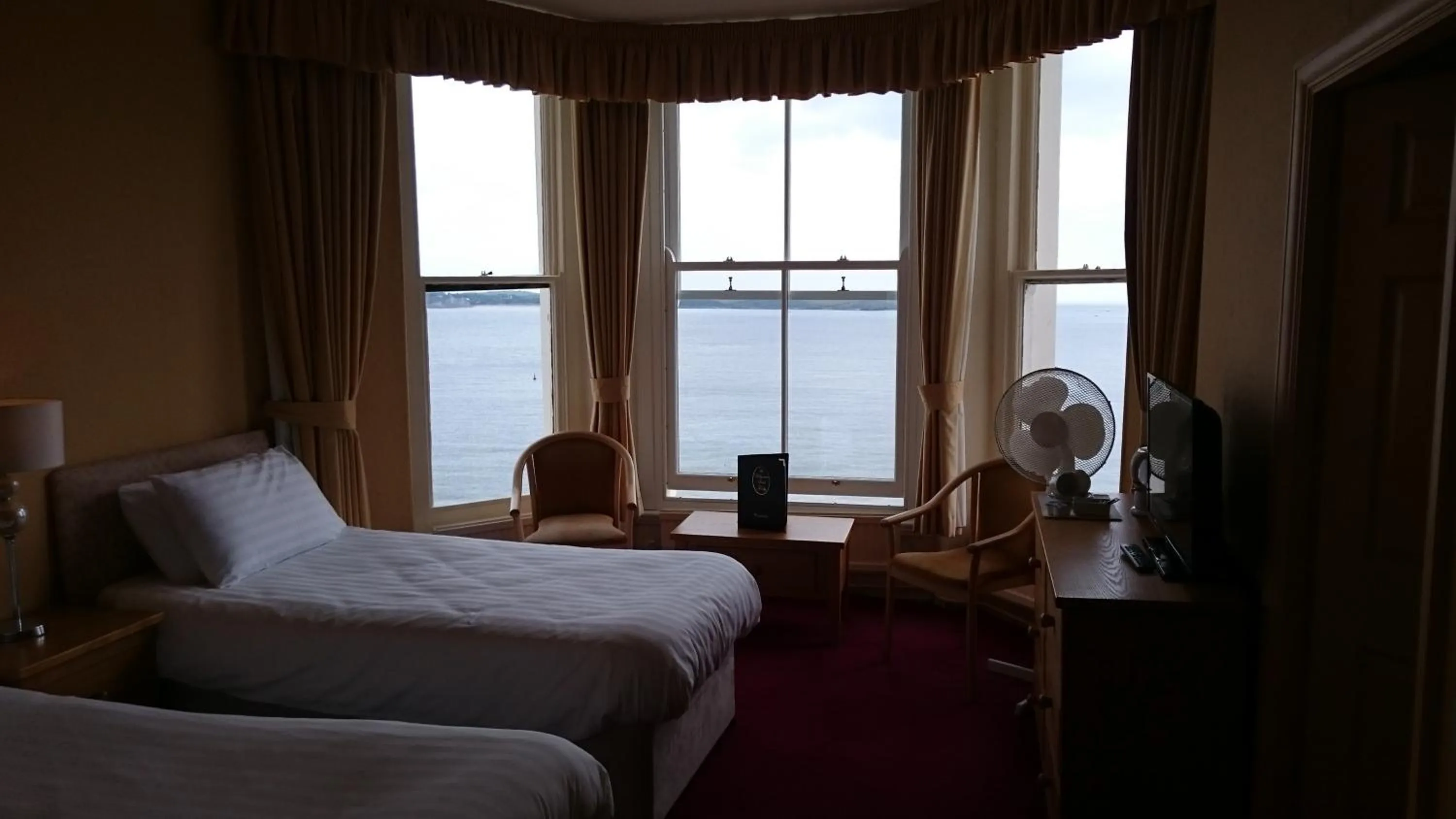 Bedroom, Bed in The Belgrave Hotel Tenby