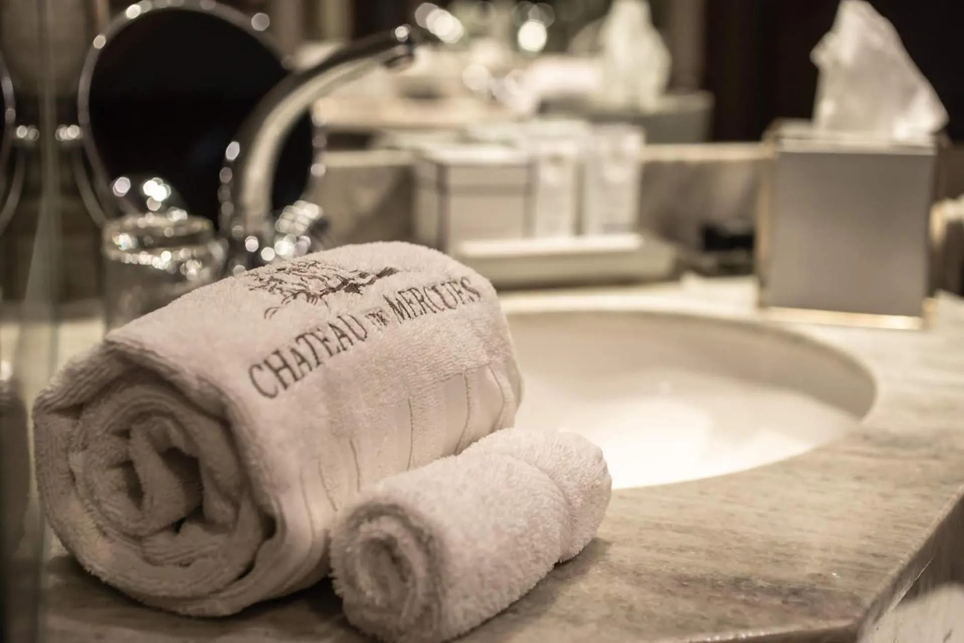 Bathroom in Château de Mercuès
