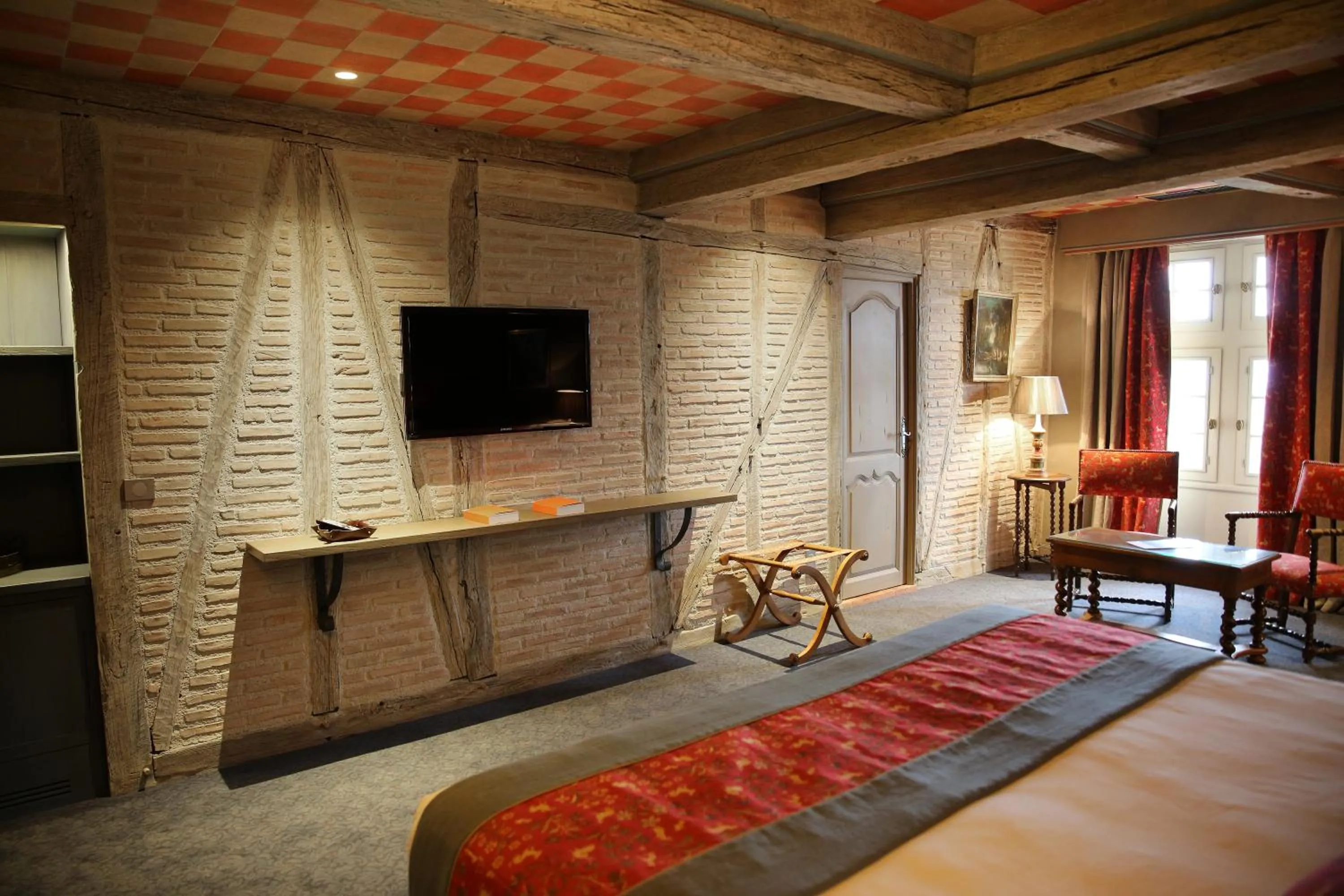 Bed in Château de Mercuès