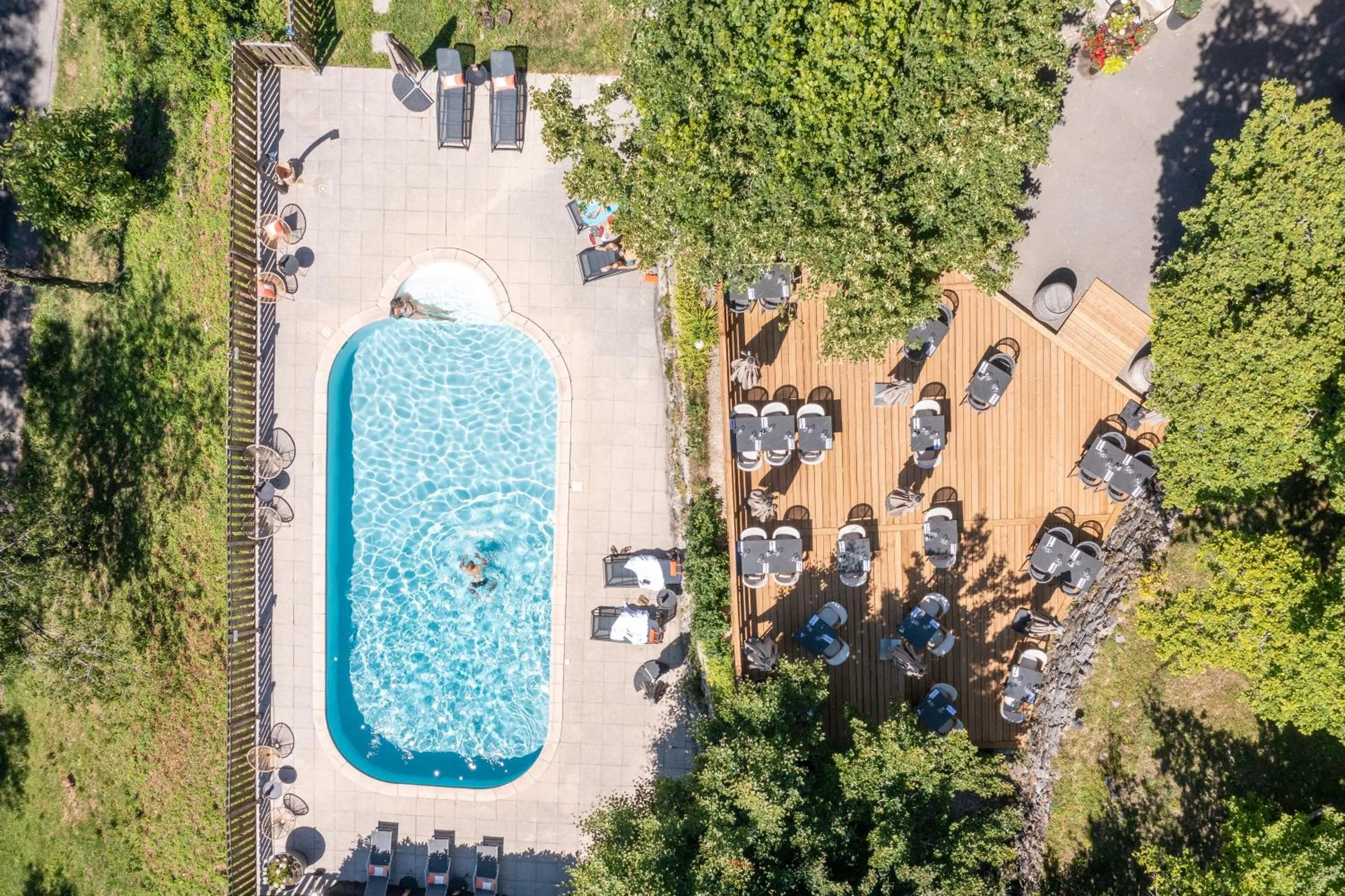 Bird's eye view in Hotel Le Bois Joli
