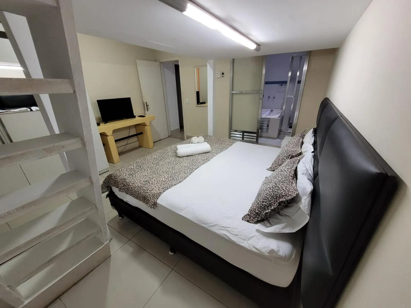 Bed in Apartamento Copacabana Frente Mar