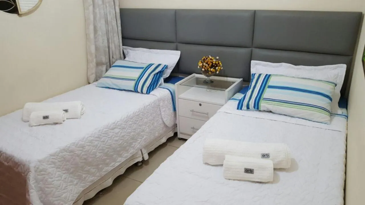 Bed in Apartamento Copacabana Frente Mar