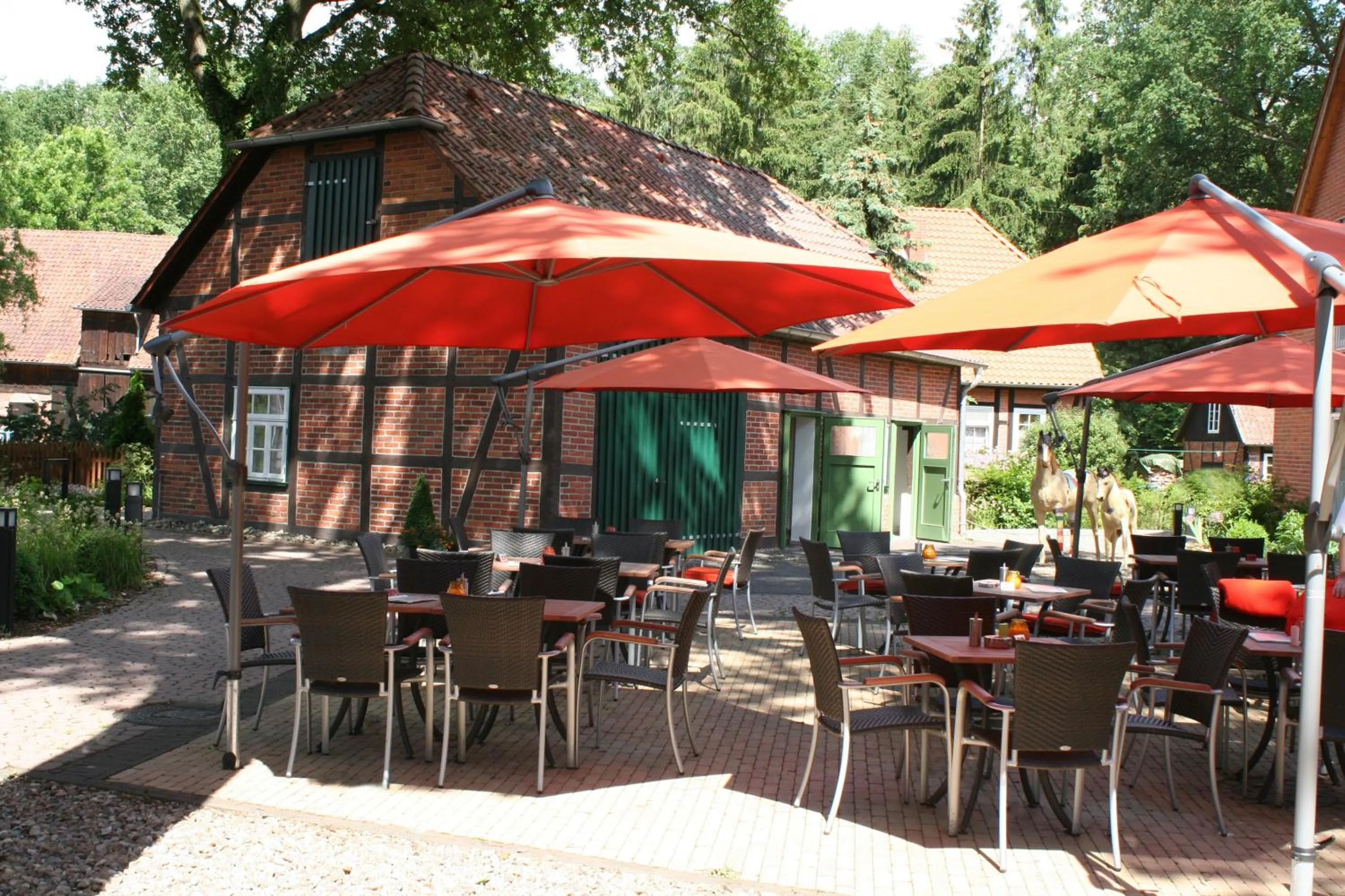 Patio in Hotel Am Kloster