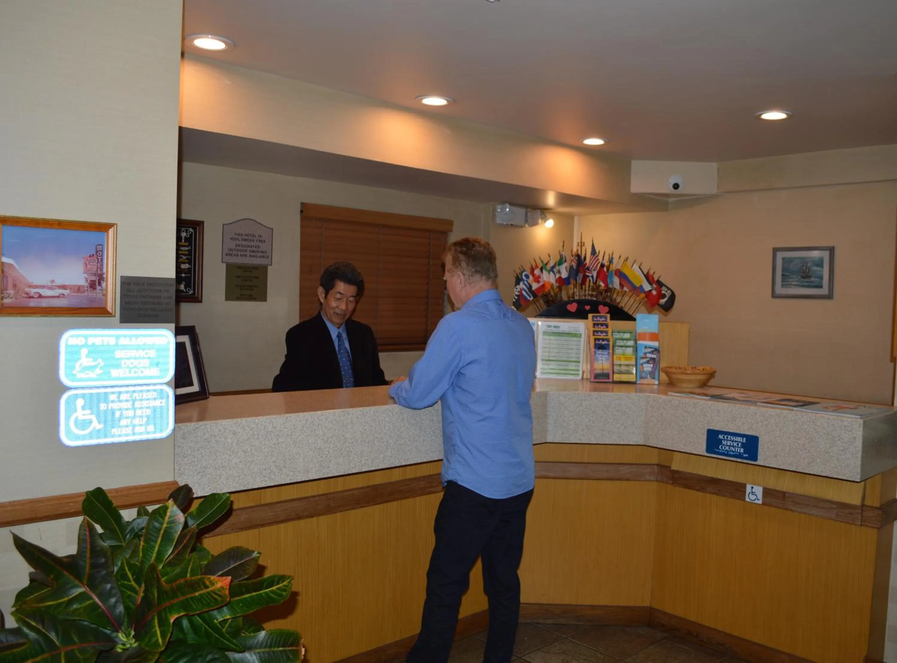 Staff in Jolly Roger Hotel