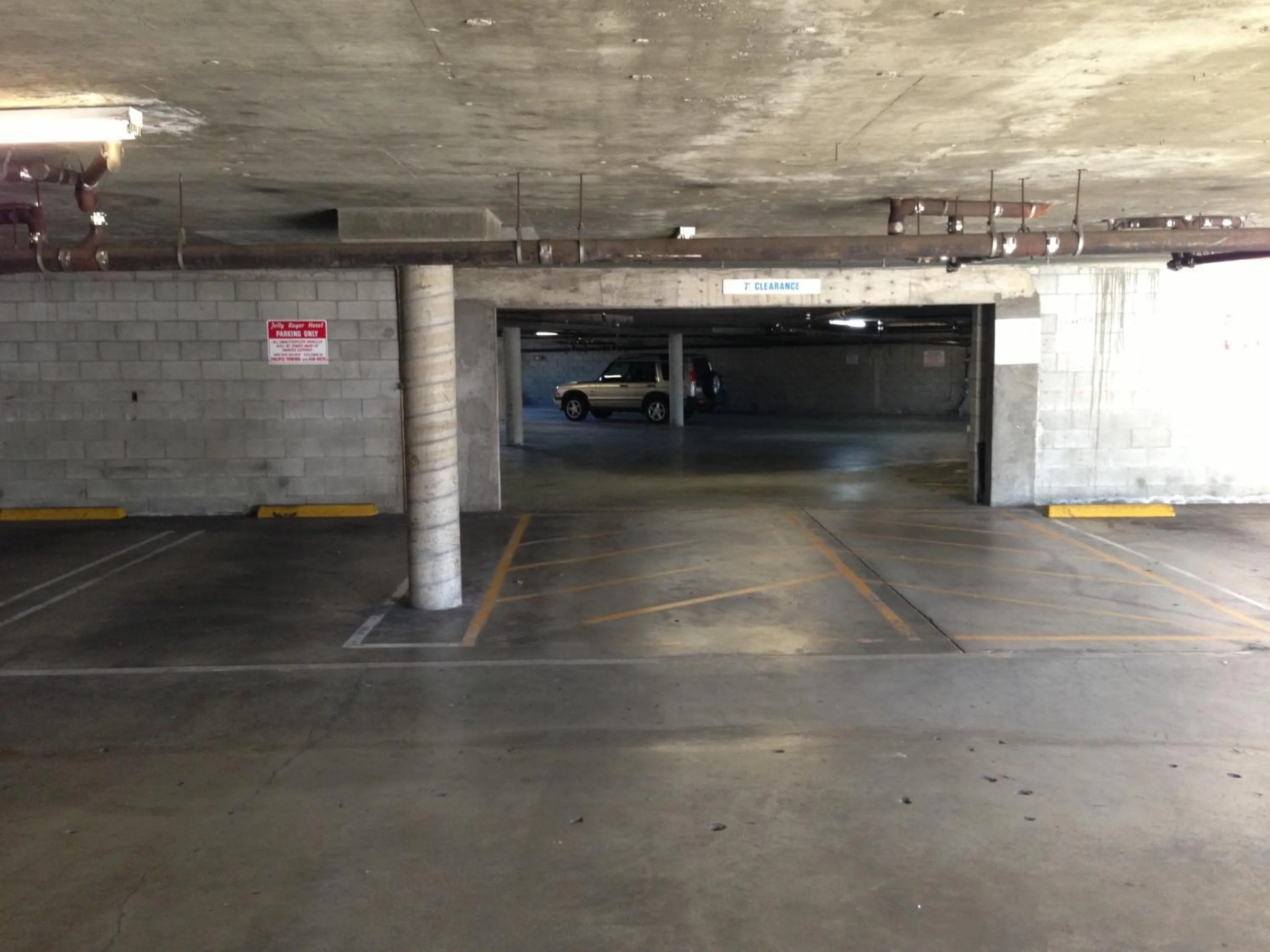 Property building in Jolly Roger Hotel