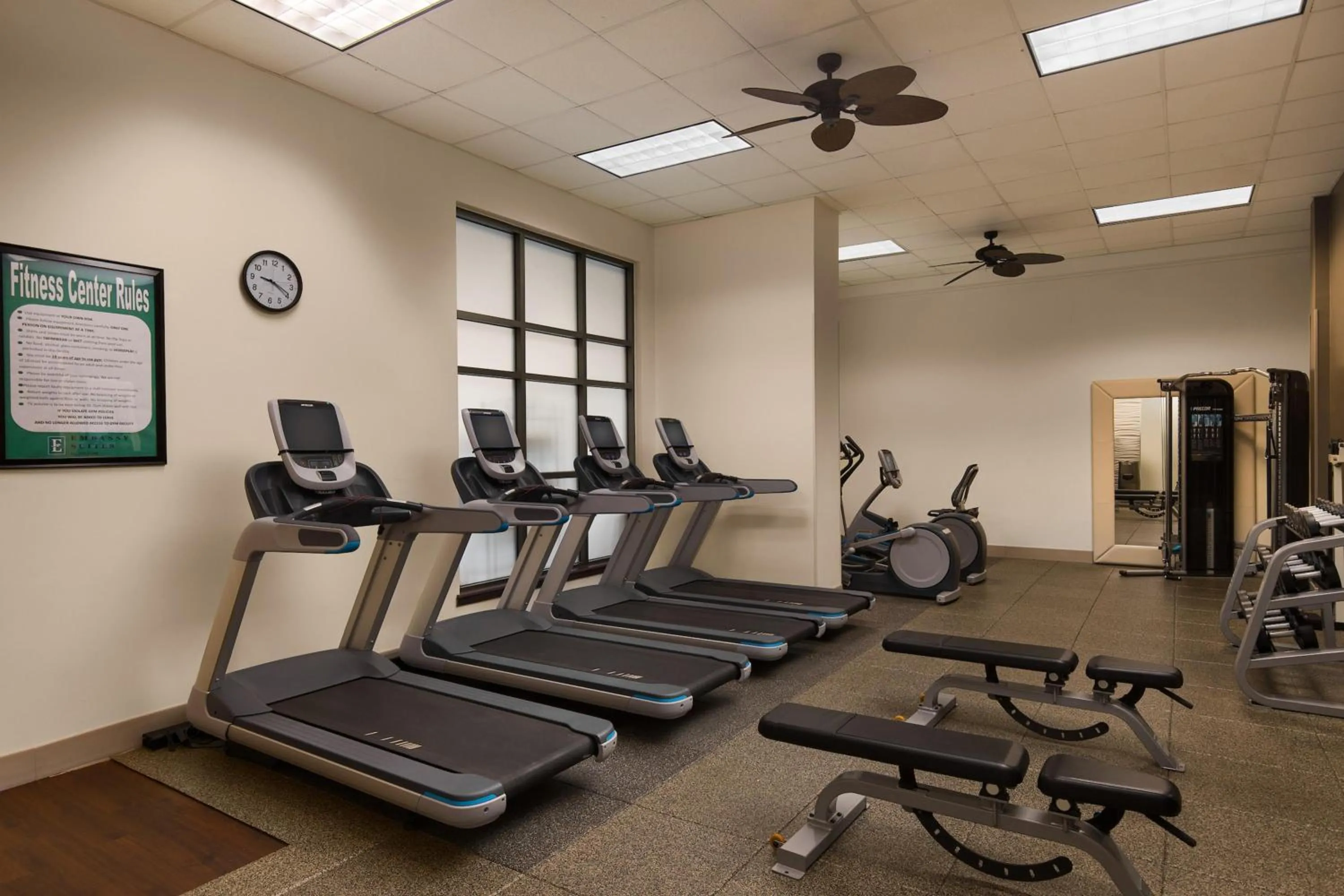 Fitness centre/facilities in Embassy Suites by Hilton Charlotte Concord Golf Resort & Spa