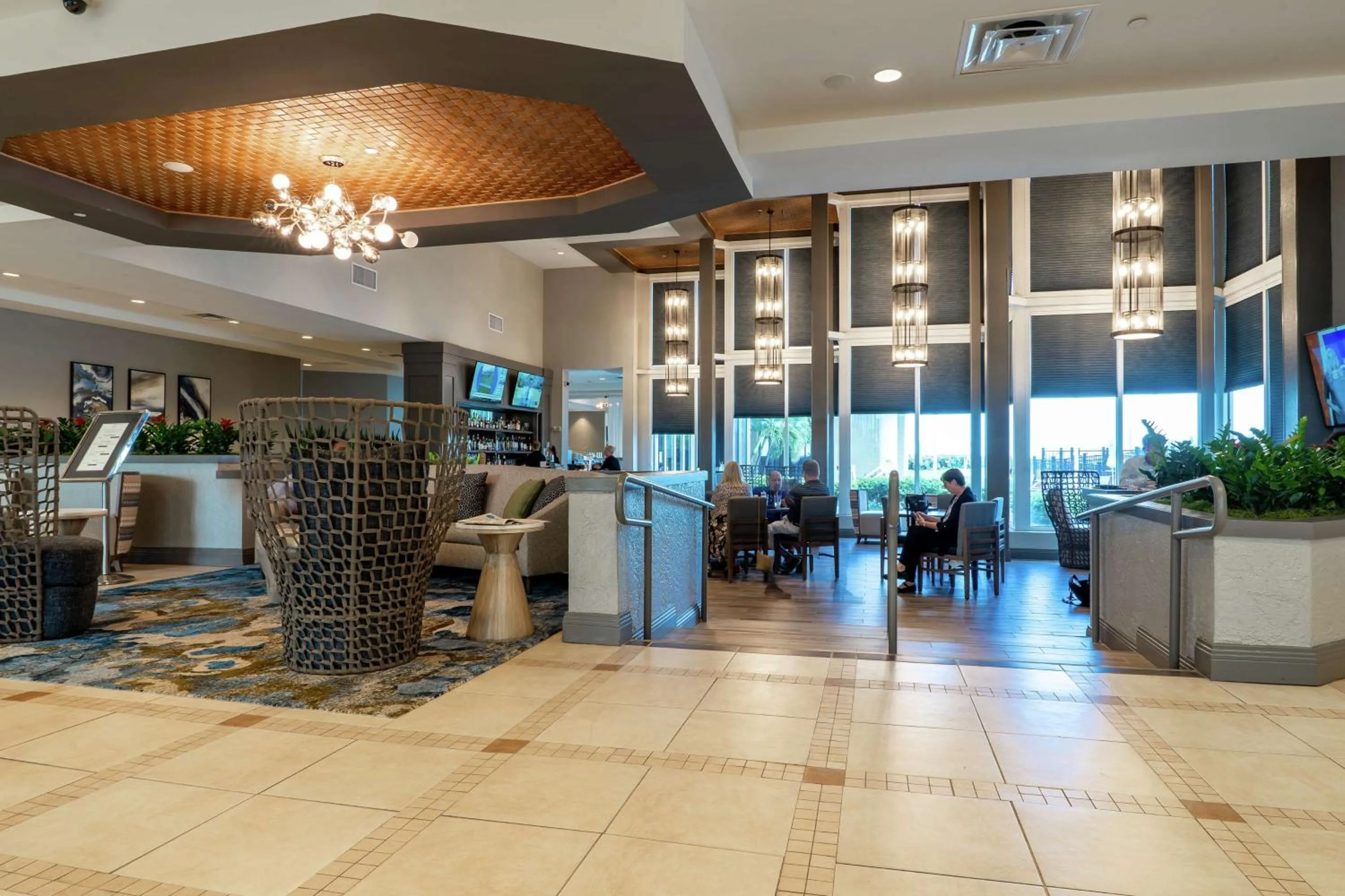Lobby or reception in Hilton Melbourne Beach Oceanfront