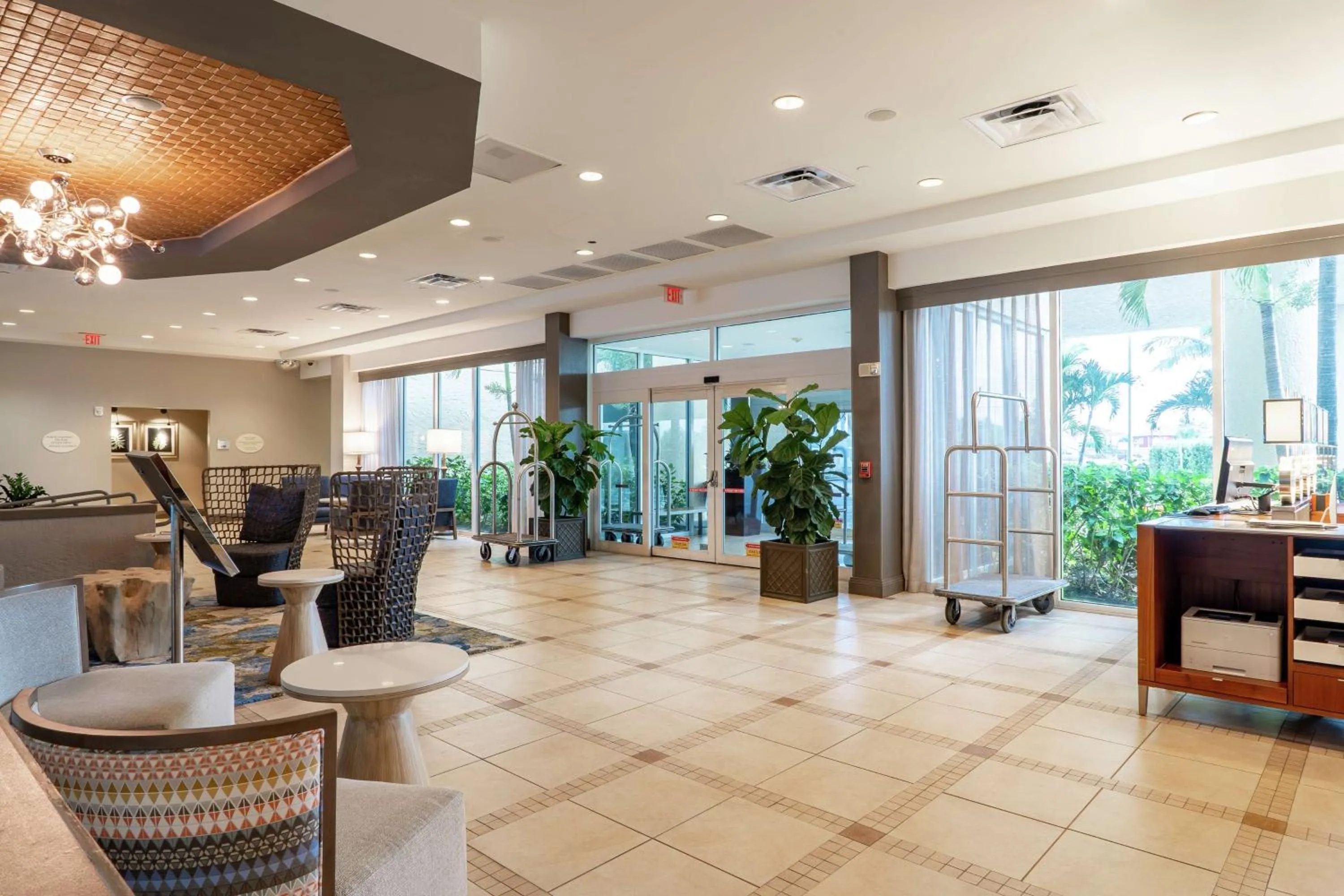 Lobby or reception in Hilton Melbourne Beach Oceanfront