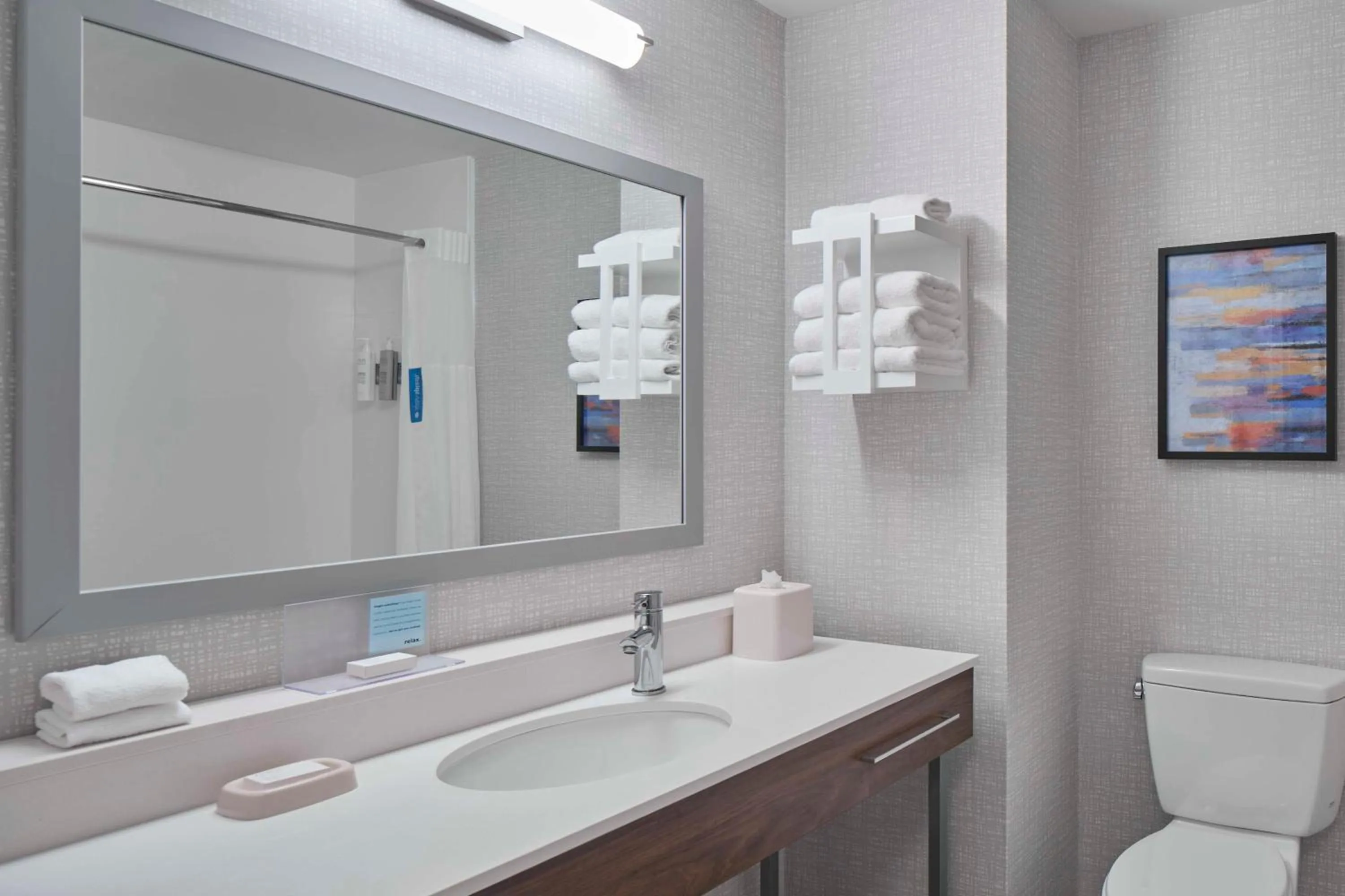 Bathroom in Hampton Inn & Suites Saratoga Springs Downtown