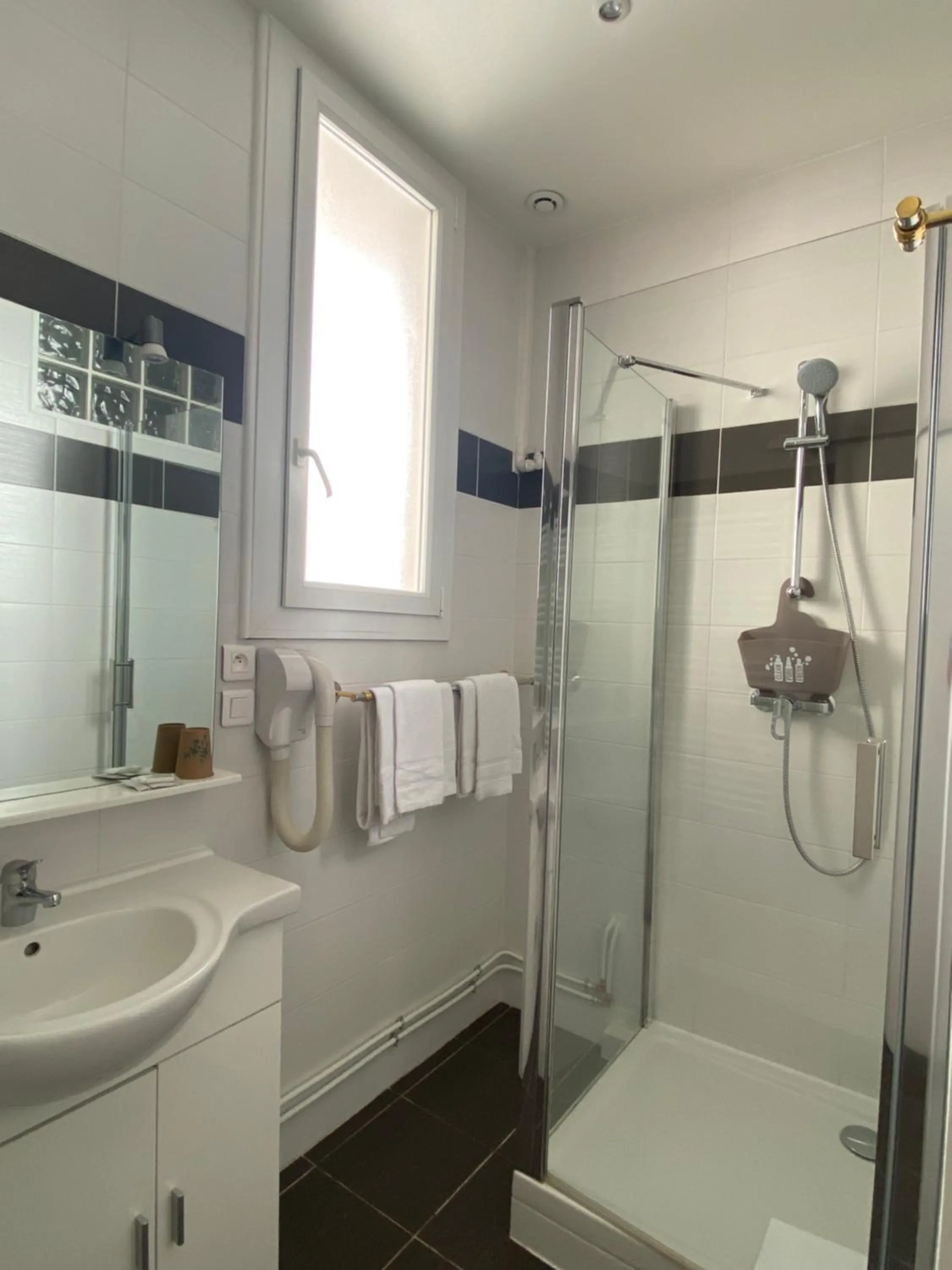 Shower in Hotel Lutetia