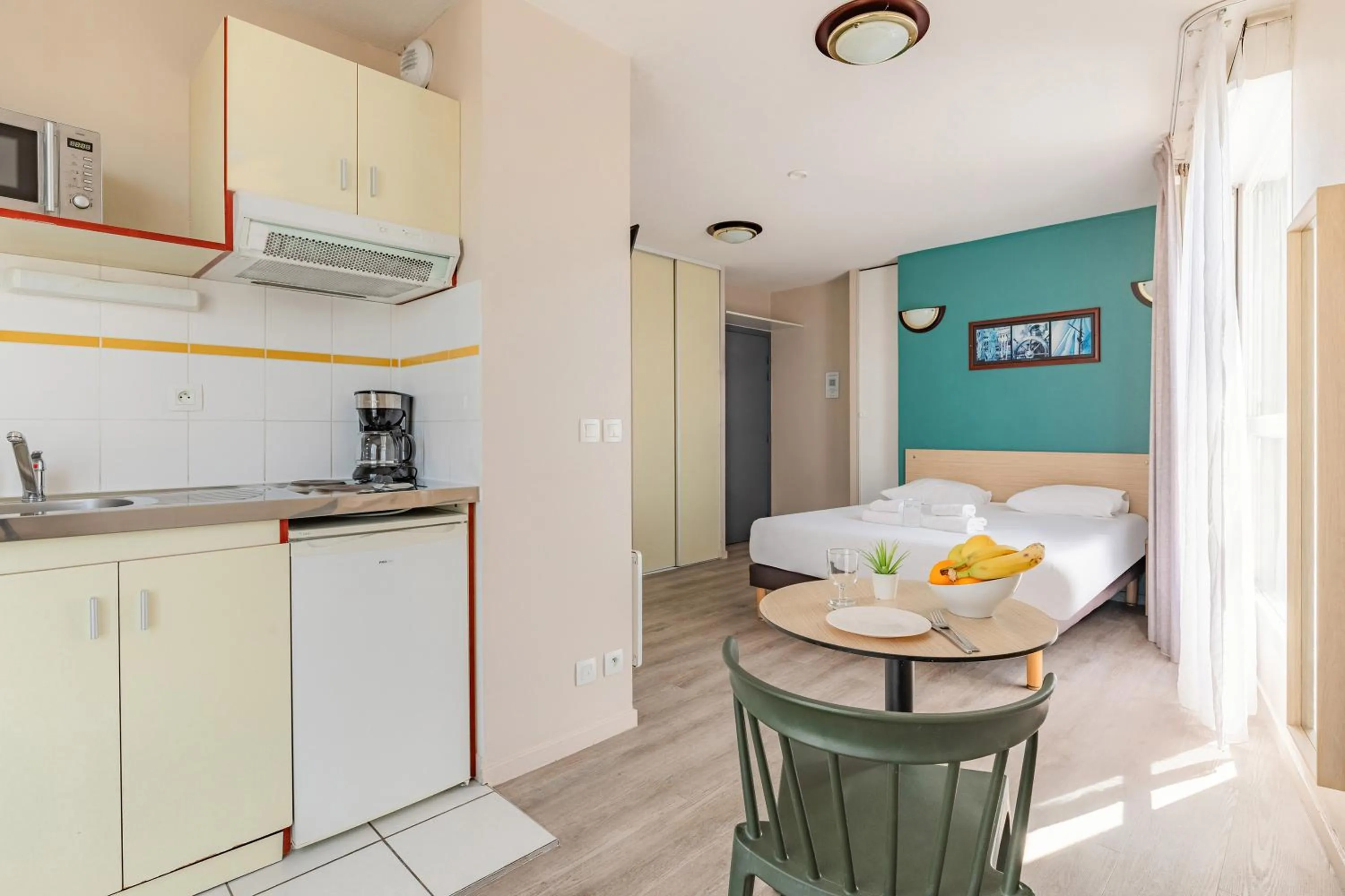 Bed in Appart'City Classic Lyon Villeurbanne