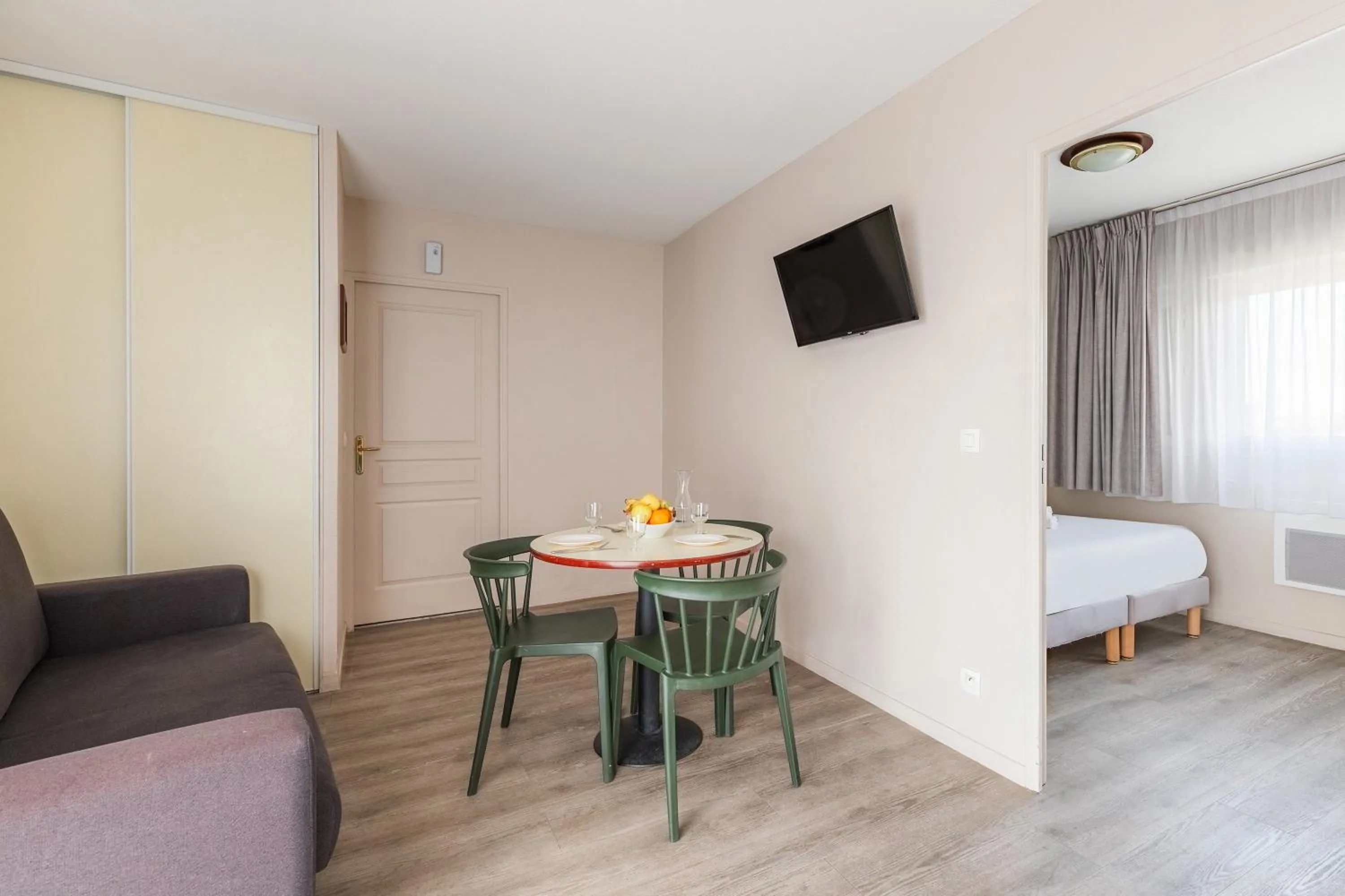 Bed in Appart'City Classic Lyon Villeurbanne