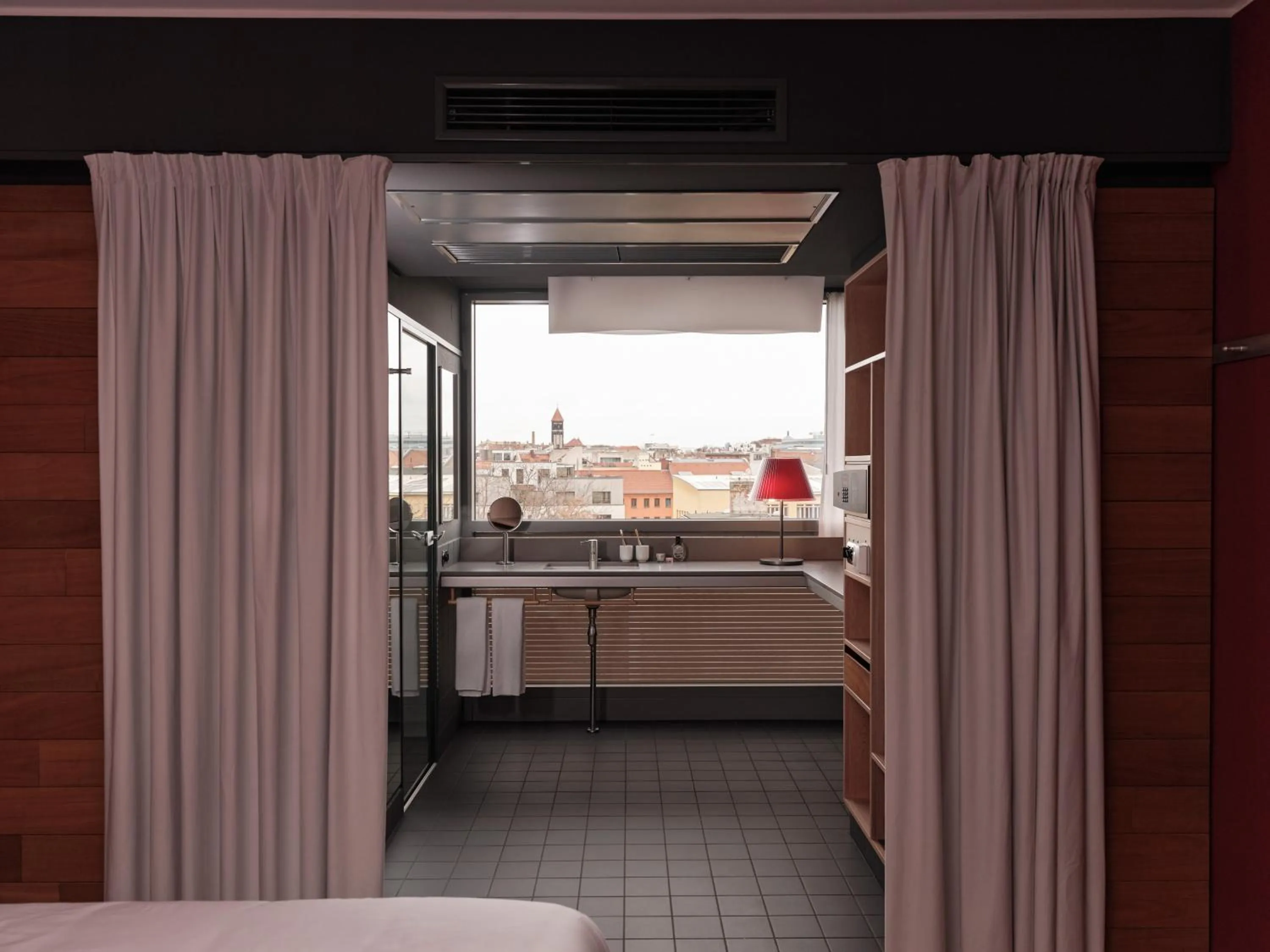 Bathroom, Bed in Casa Camper Berlin