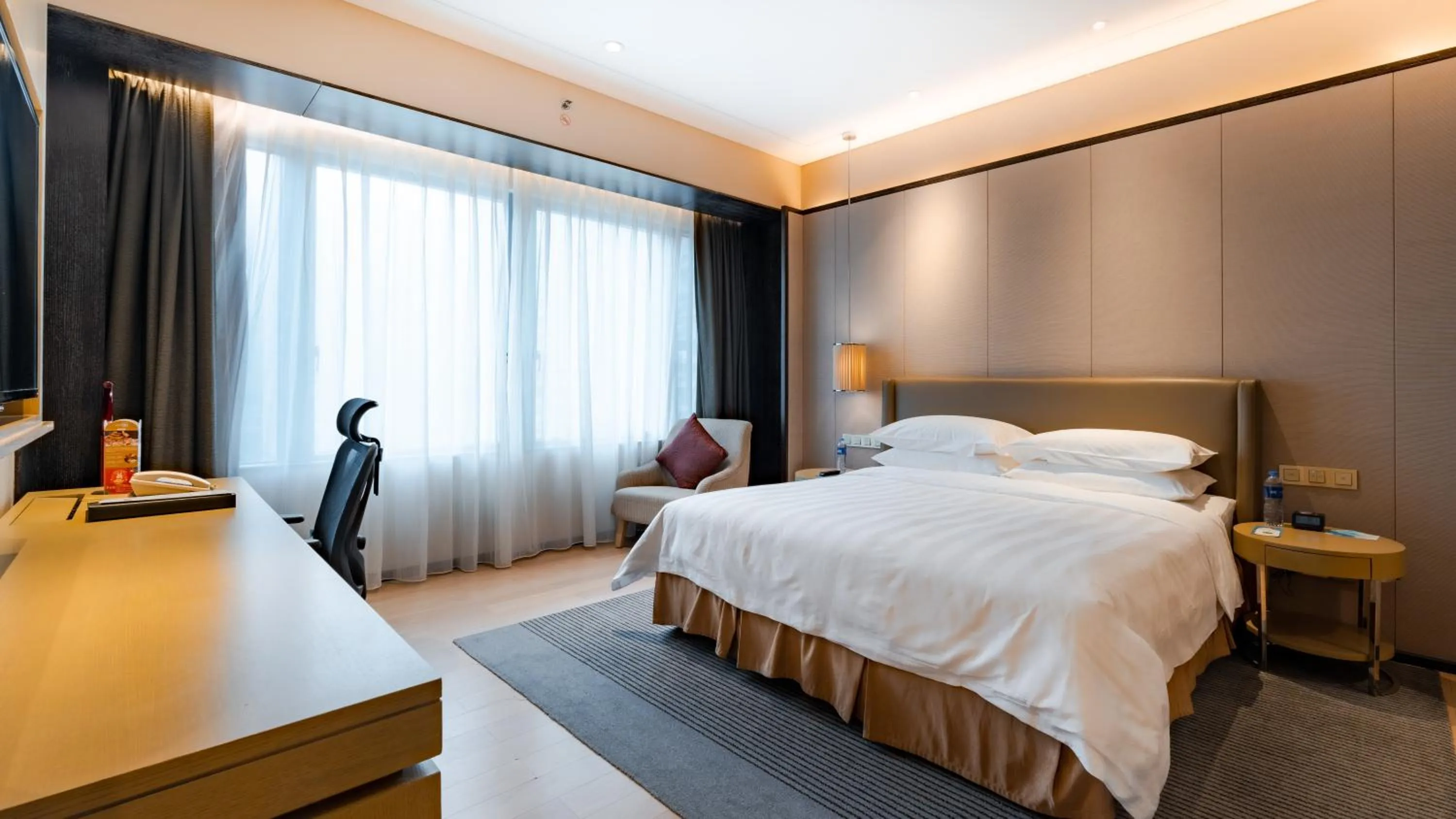 Bedroom, Bed in Pan Pacific Xiamen