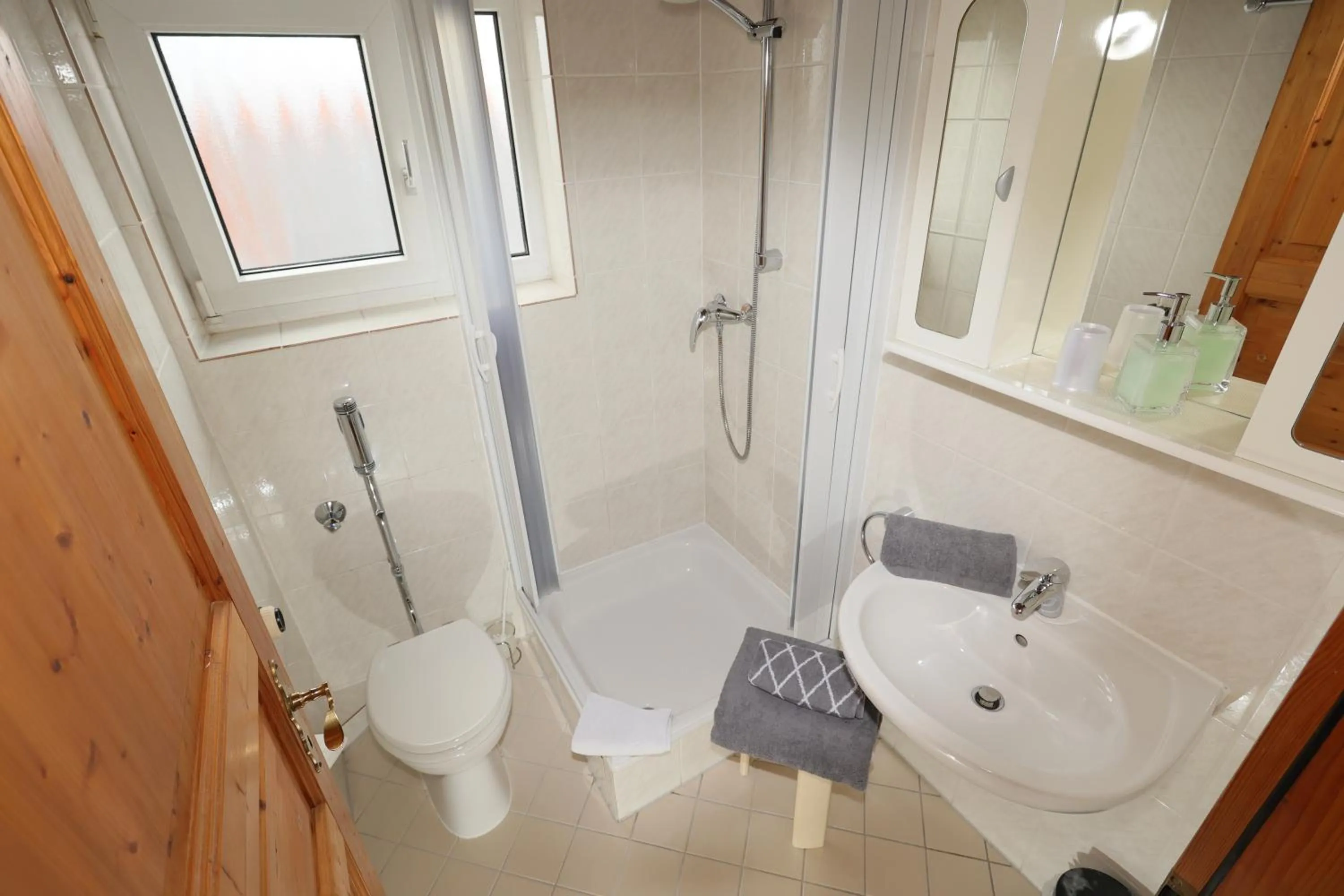 Shower in Hotel Linde